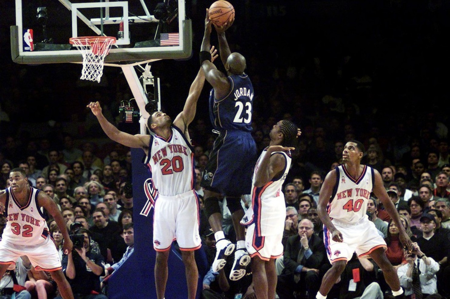 People 1484x989 NBA basketball New York Knicks Washington Wizards Michael Jordan men sport numbers