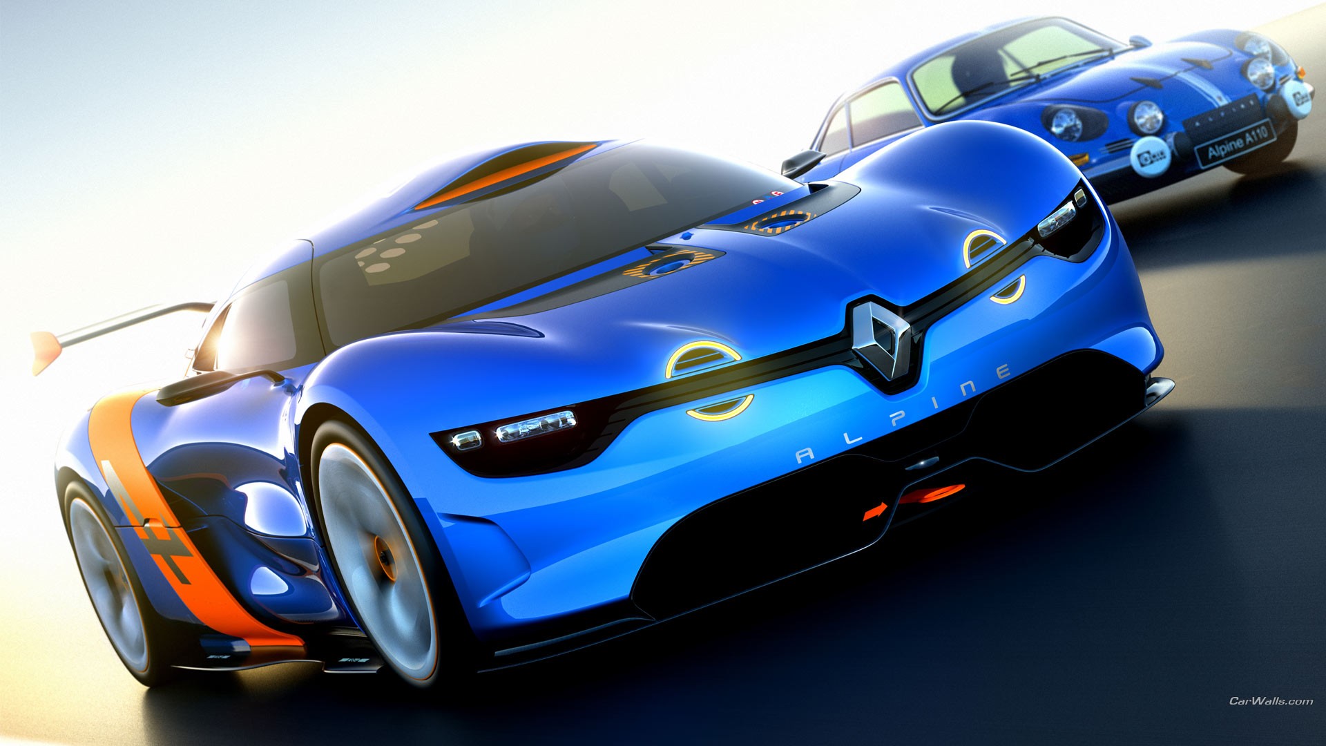 General 1920x1080 car Renault Alpine Renault vehicle blue cars French Cars Alpine A110-50 Alpine A110 watermarked
