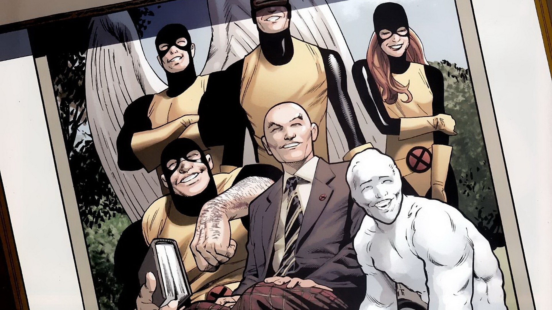 General 1920x1080 comics X-Men Charles Xavier comic art