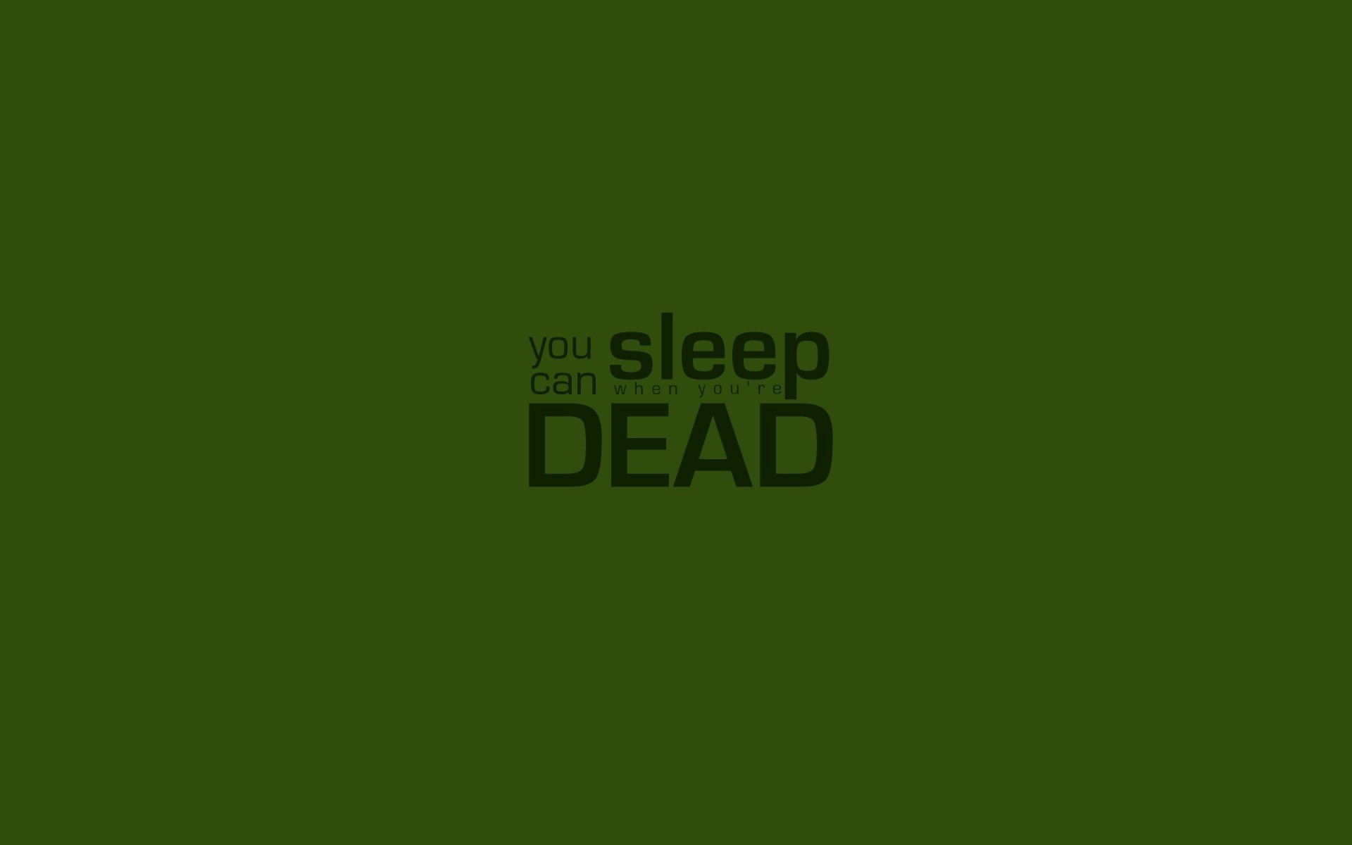 General 1920x1200 green digital art typography green background text simple background minimalism humor dead sleeping