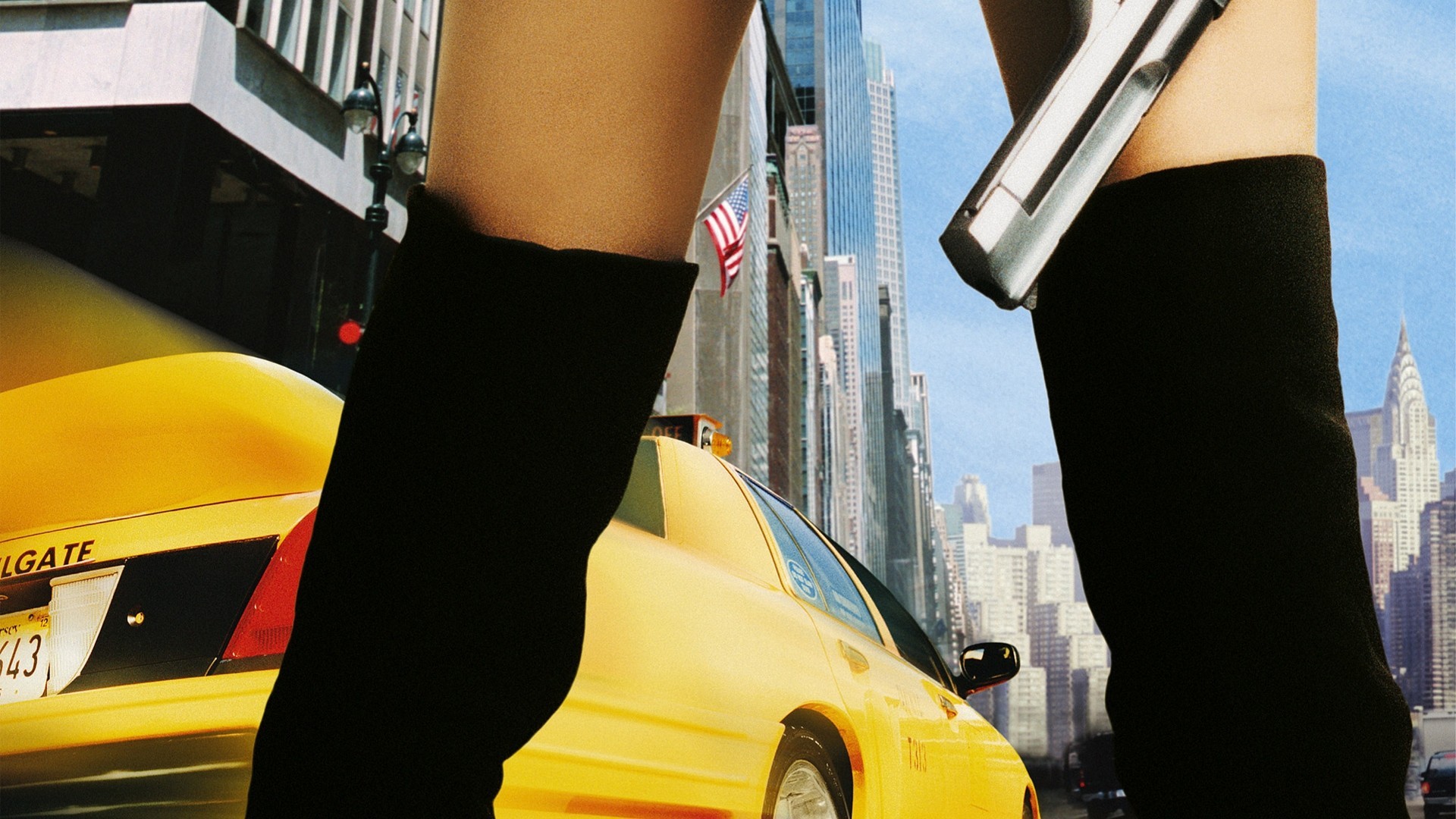 General 1920x1080 movies New York Taxi taxi car vehicle legs yellow cars