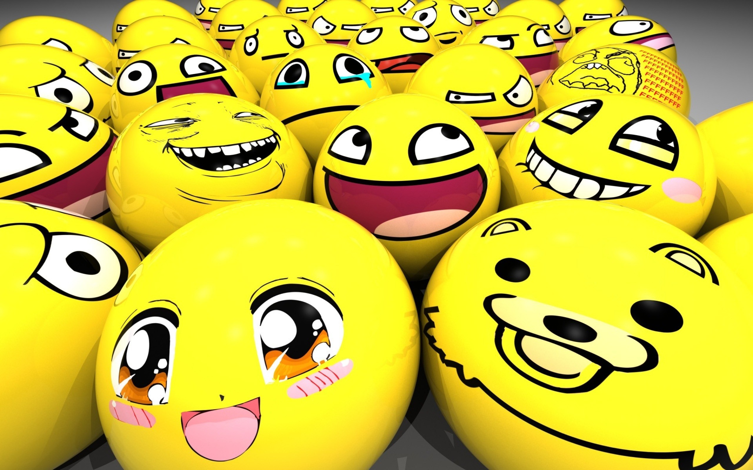 General 2560x1600 smiley memes colorful
