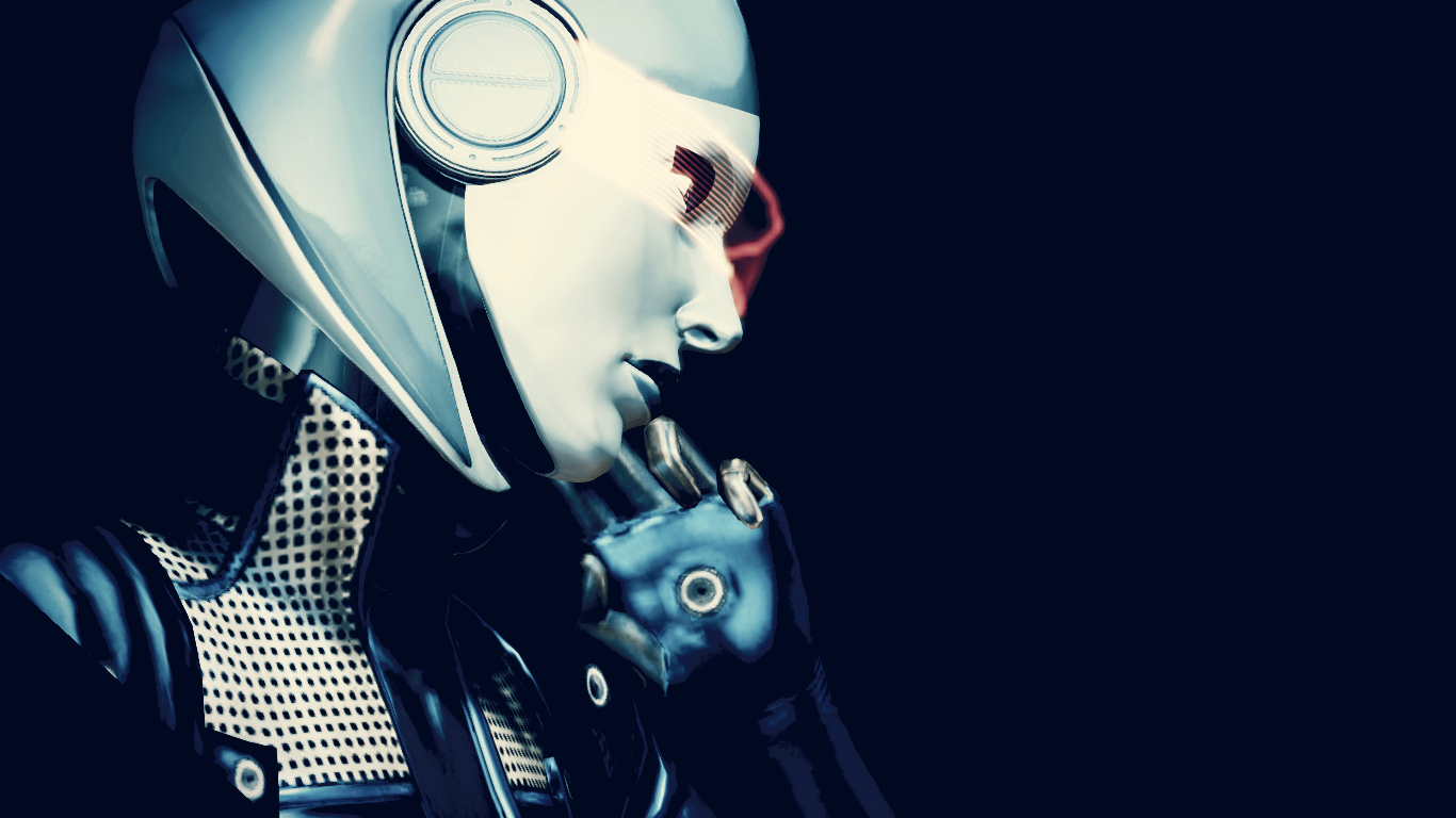 General 1366x768 video games Mass Effect 3 women EDI PC gaming science fiction
