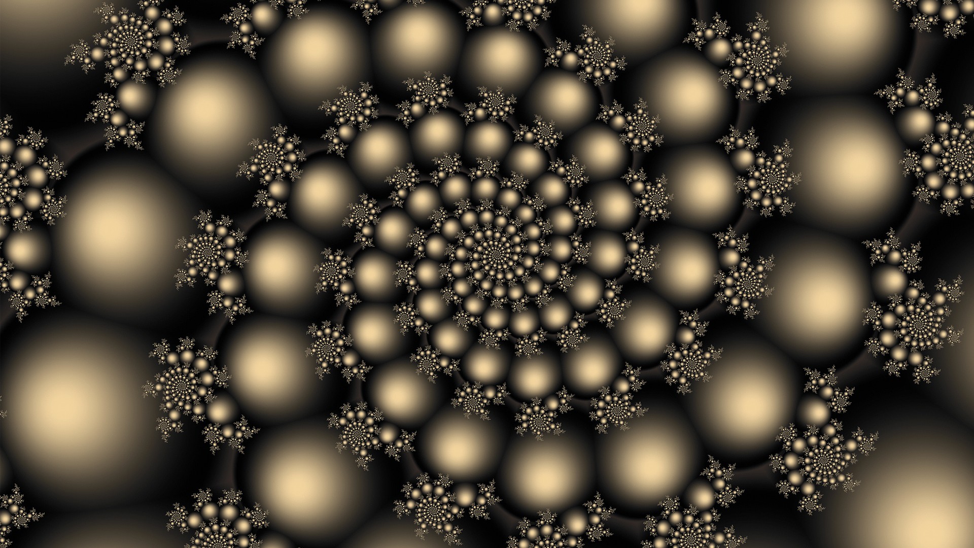 General 1920x1080 abstract digital art fractal optical illusion