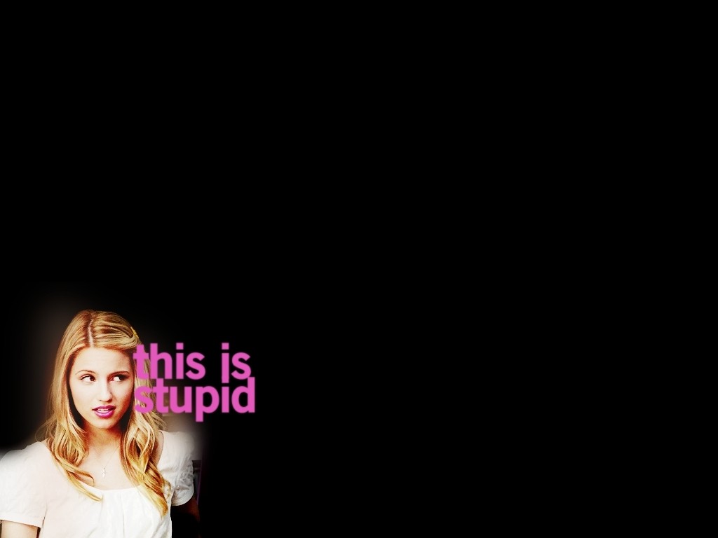 People 1024x768 women black background text model Dianna Agron blonde typography simple background looking away lipstick American women