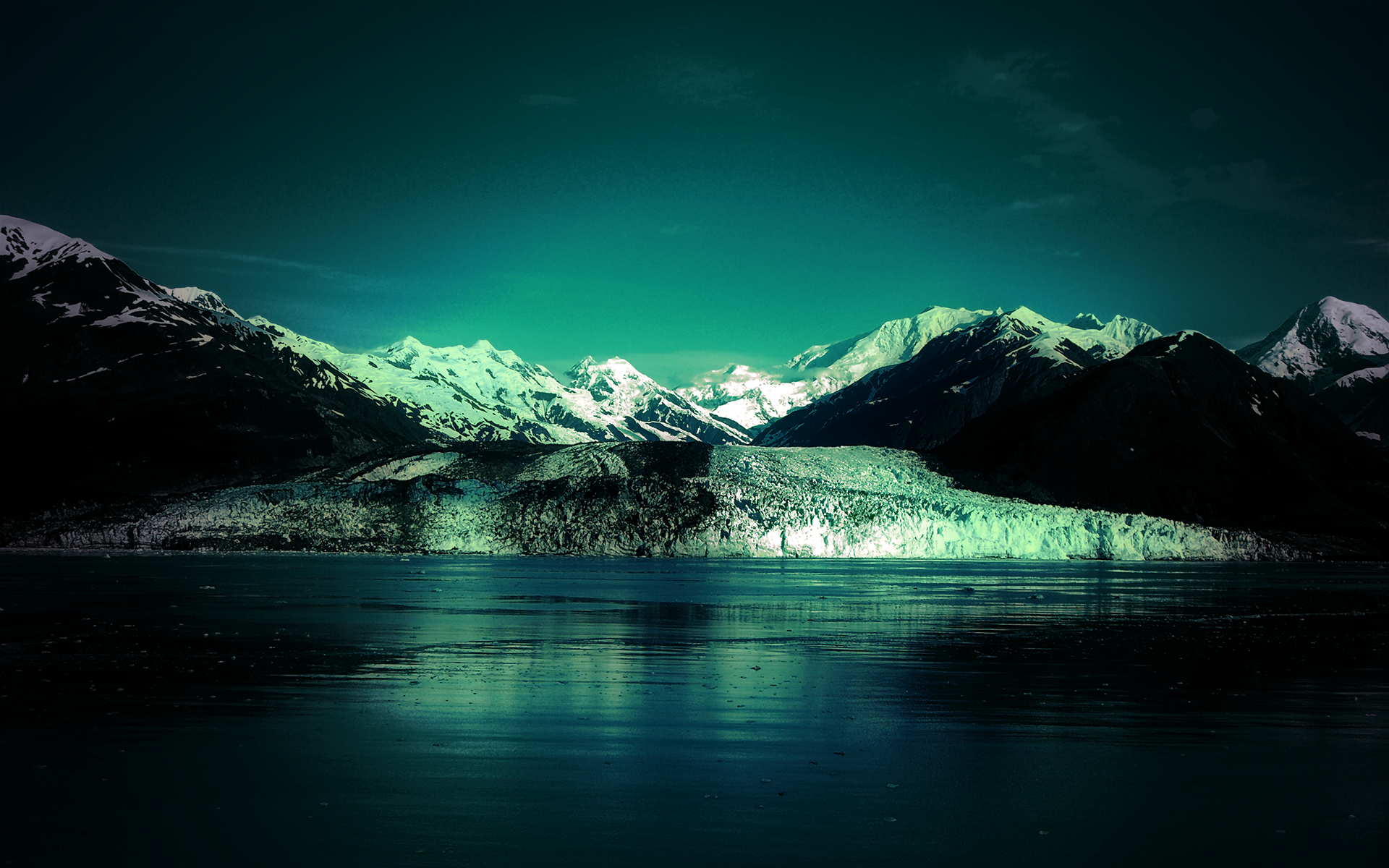 General 1920x1200 nature landscape water mountains snow lake glacier outdoors snowy peak polar night