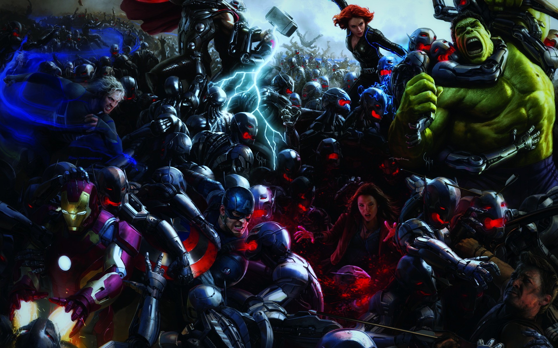 General 1920x1200 Marvel Cinematic Universe comic art artwork movies Avengers: Age of Ultron