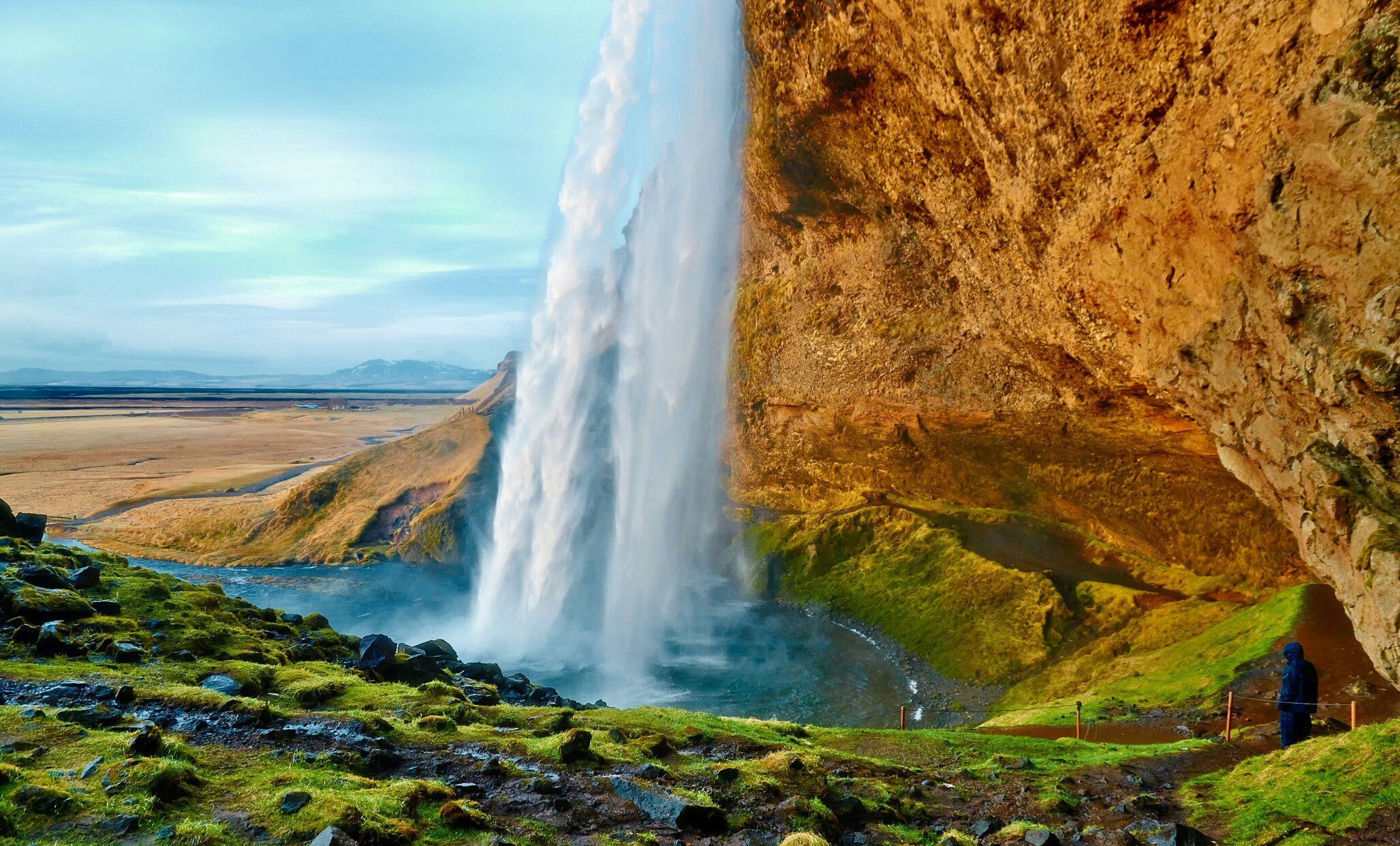 General 2055x1242 Iceland landscape Seljalandsfoss Waterfall waterfall nordic landscapes