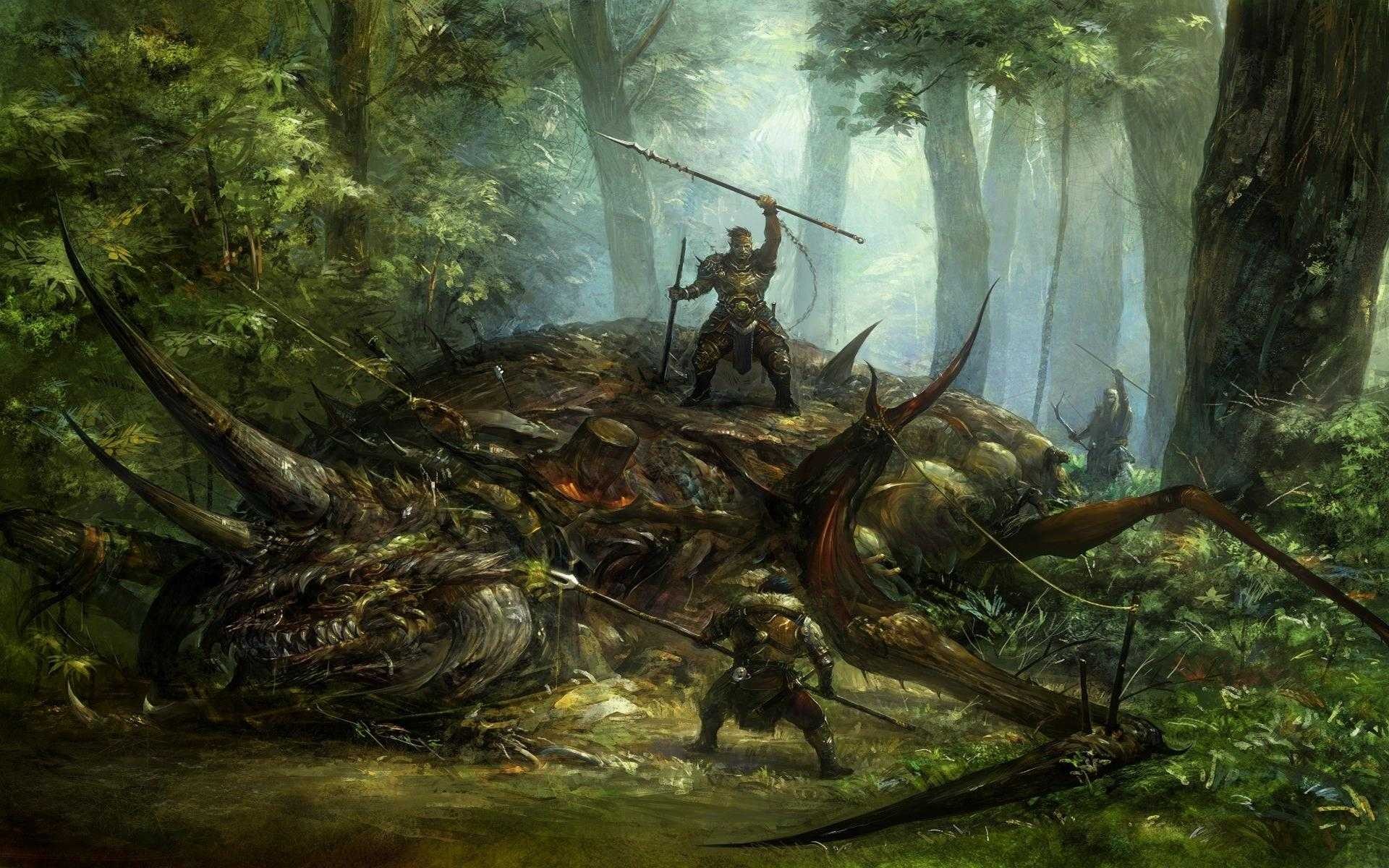 General 1920x1200 fantasy art creature warrior artwork digital art