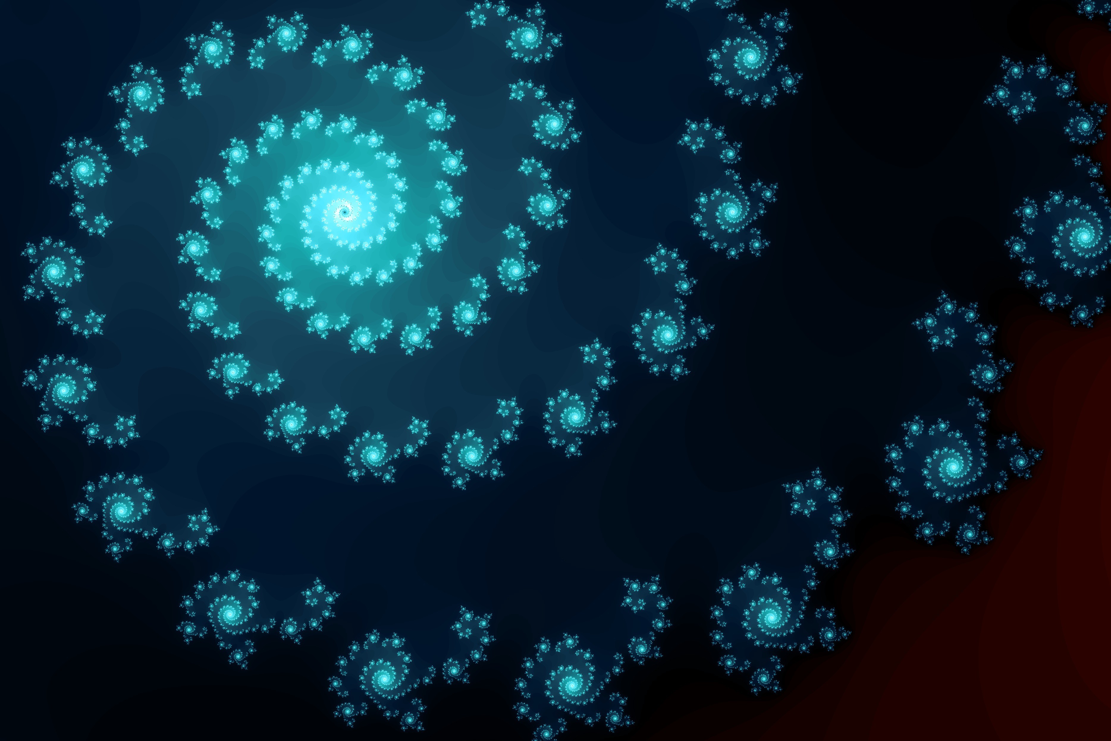 General 3736x2491 fractal abstract spiral