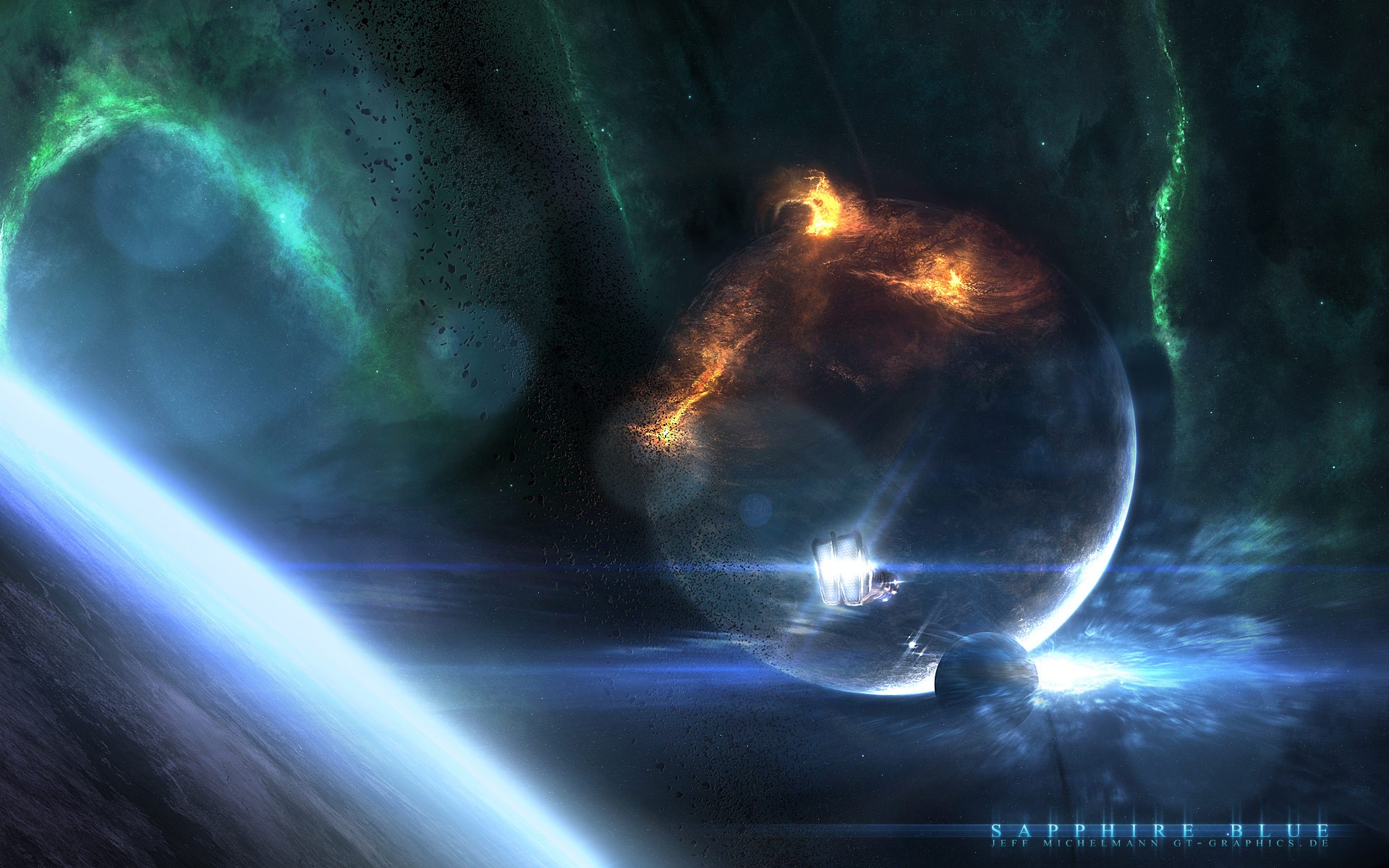 General 1920x1200 science fiction space space art digital art apocalyptic planet