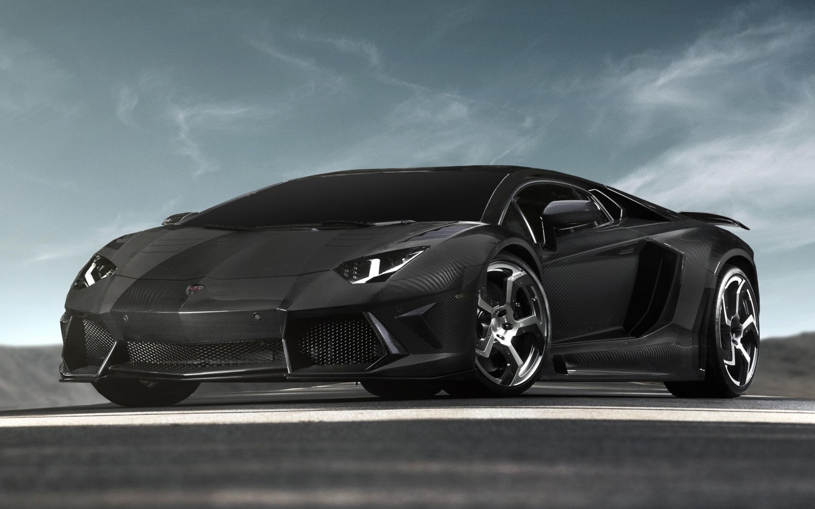 General 1680x1050 car Lamborghini vehicle black cars supercars