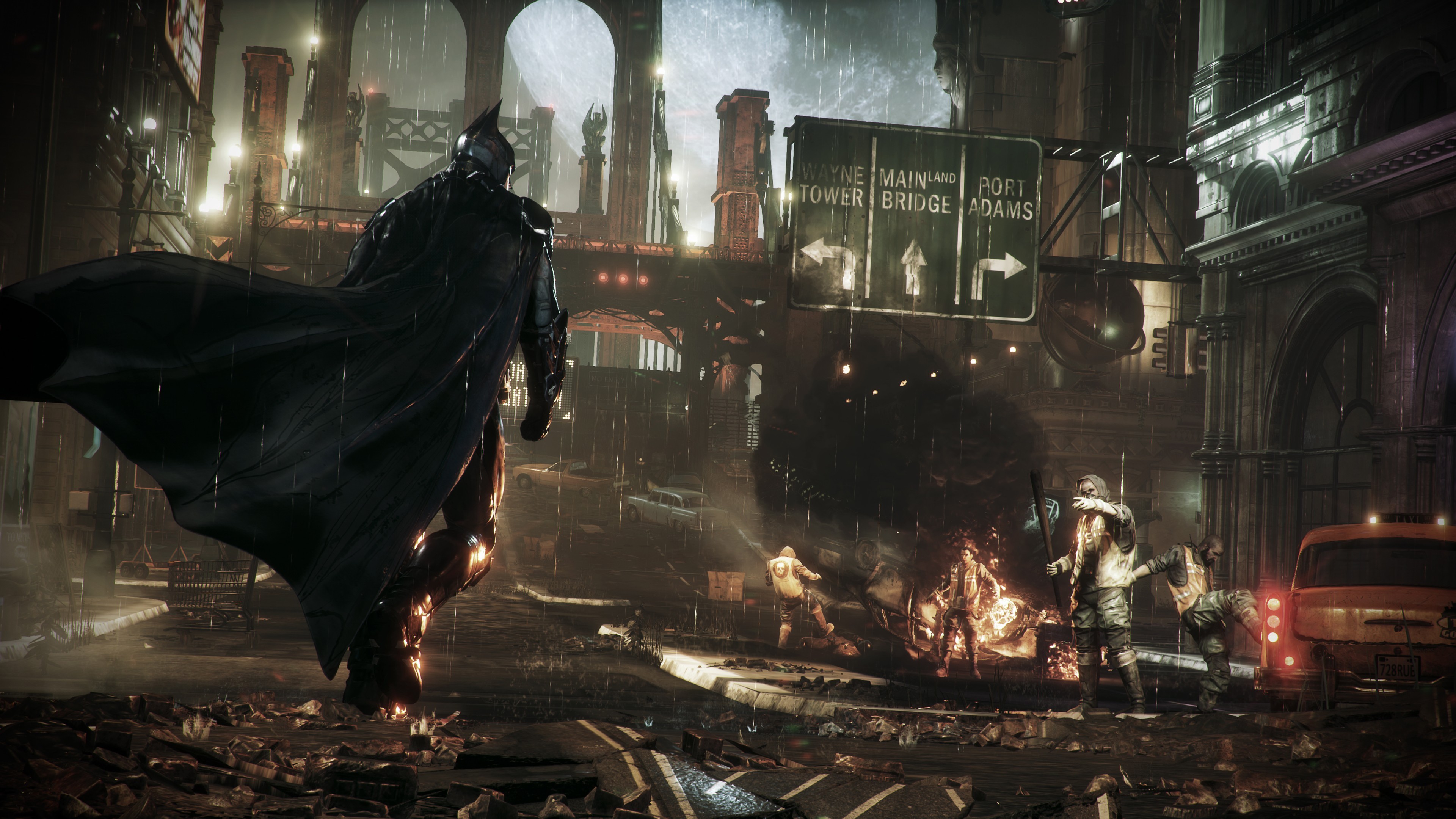 General 3840x2160 Batman Batman: Arkham Knight Gotham City video games PC gaming