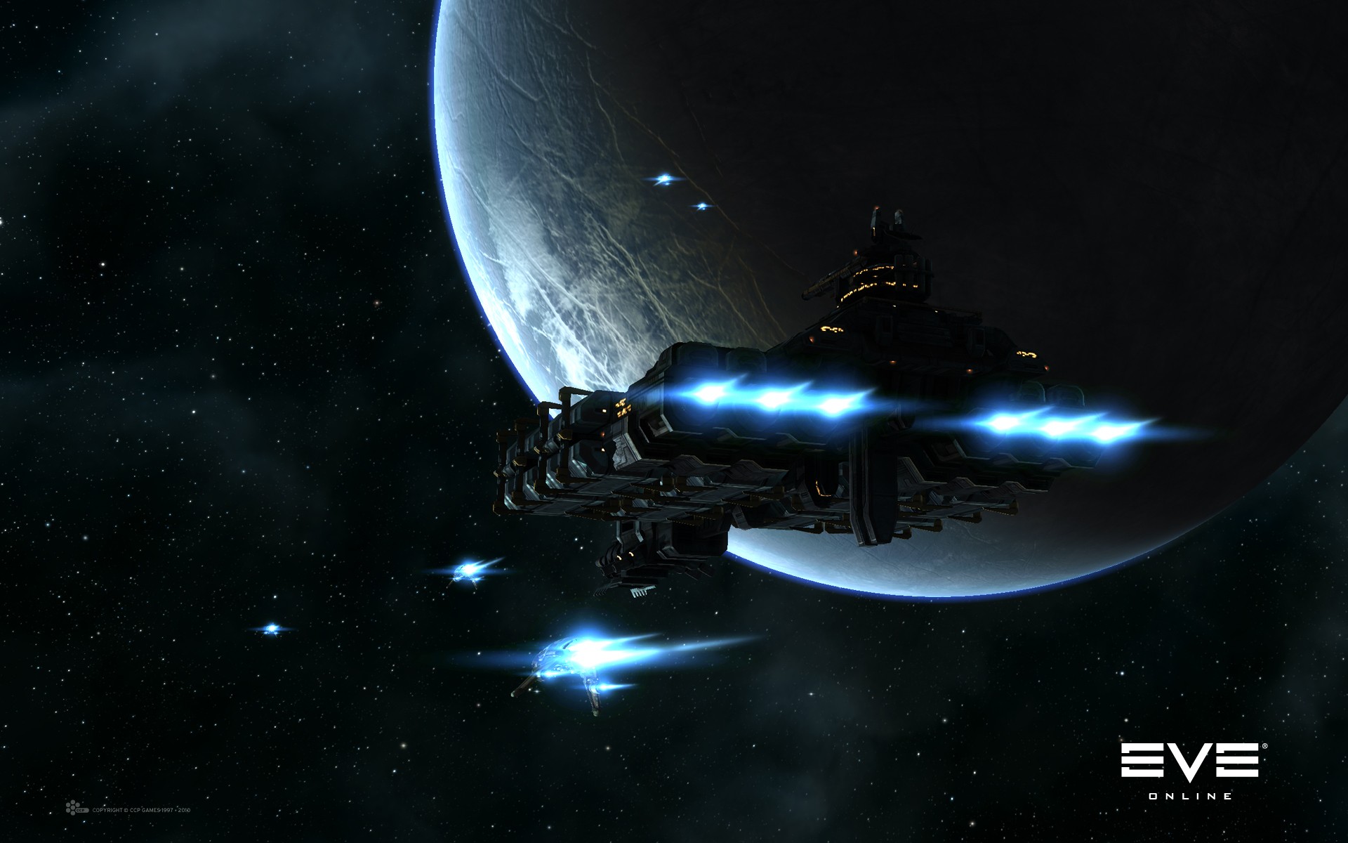 General 1920x1200 EVE Online space spaceship PC gaming planet vehicle science fiction digital art logo video games