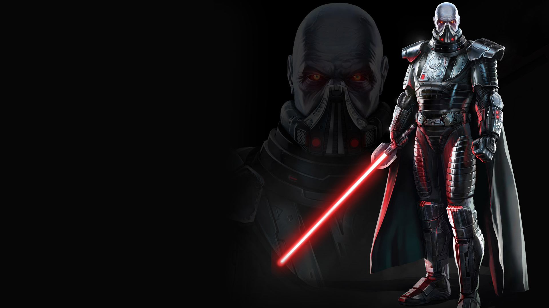 General 1920x1080 Star Wars Sith Star Wars: The Old Republic lightsaber video games Darth Malgus Video Game Villains science fiction video game art red eyes