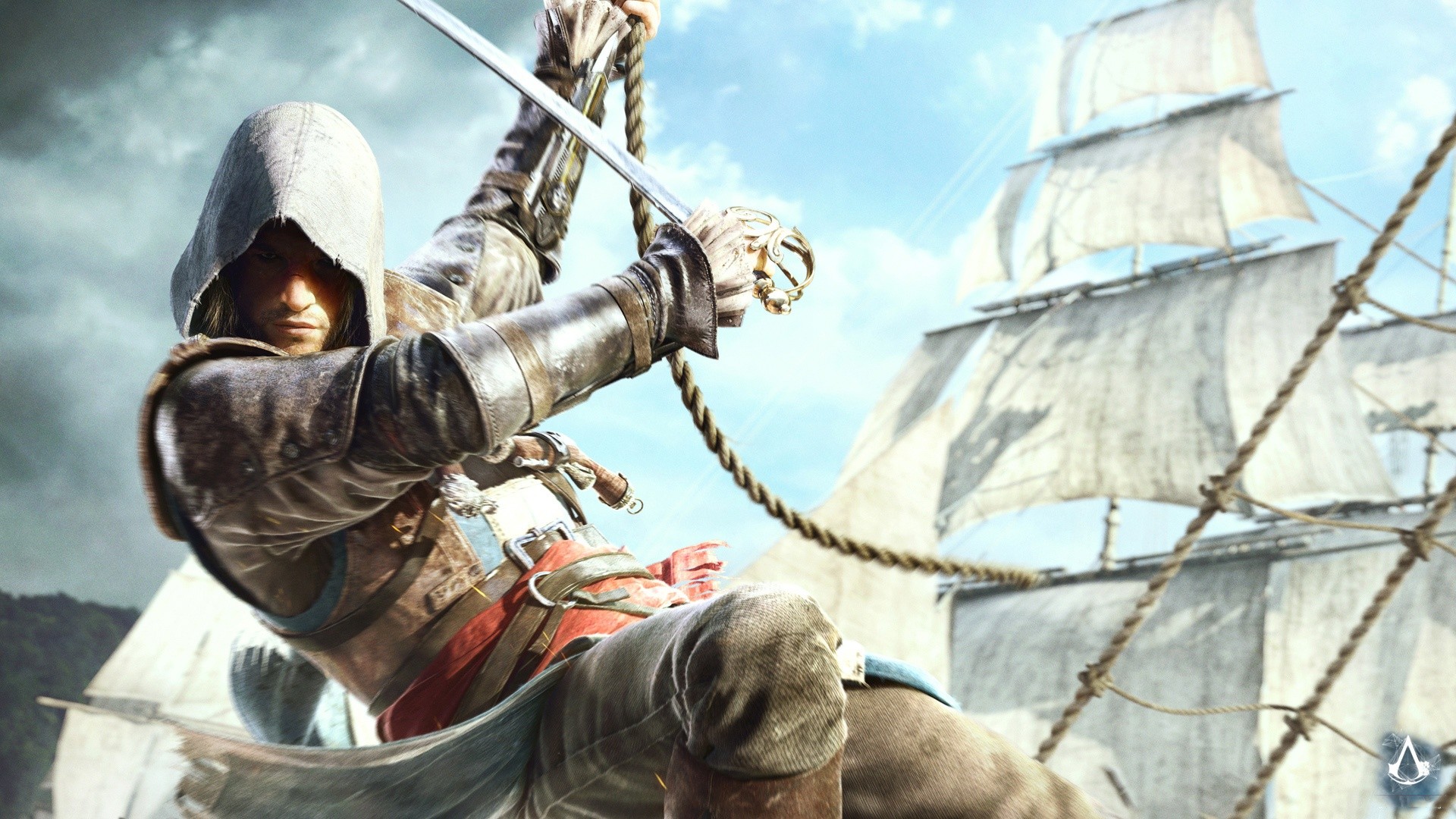 General 1920x1080 video games Assassin's Creed Assassin's Creed: Black Flag video game men video game art