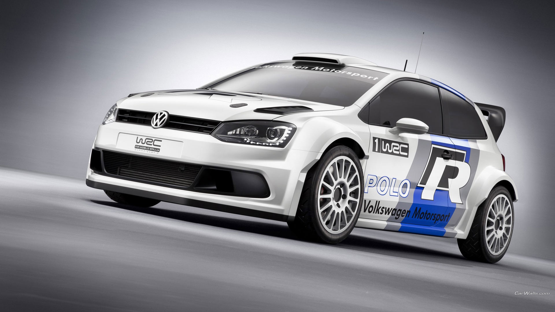 General 1920x1080 car Volkswagen VW Polo WRC rally cars Volkswagen Polo gradient simple background white cars vehicle