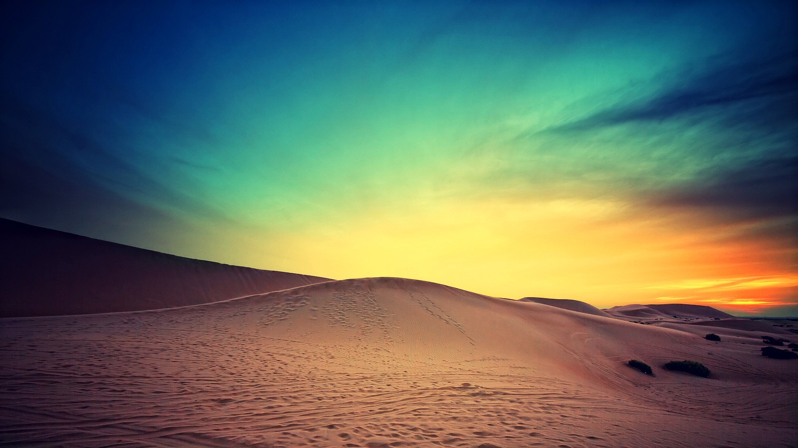 General 1600x900 sunset desert dunes nature sunlight