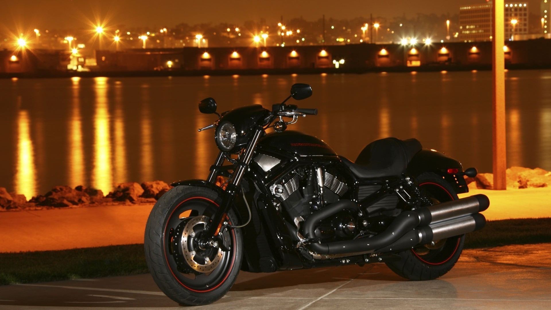 General 1920x1080 motorcycle vehicle Harley-Davidson black motorcycles American motorcycles