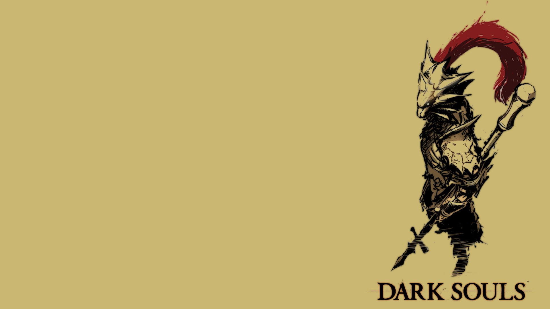 General 1920x1080 Dark Souls minimalism video games simple background DeviantArt fantasy art video game art