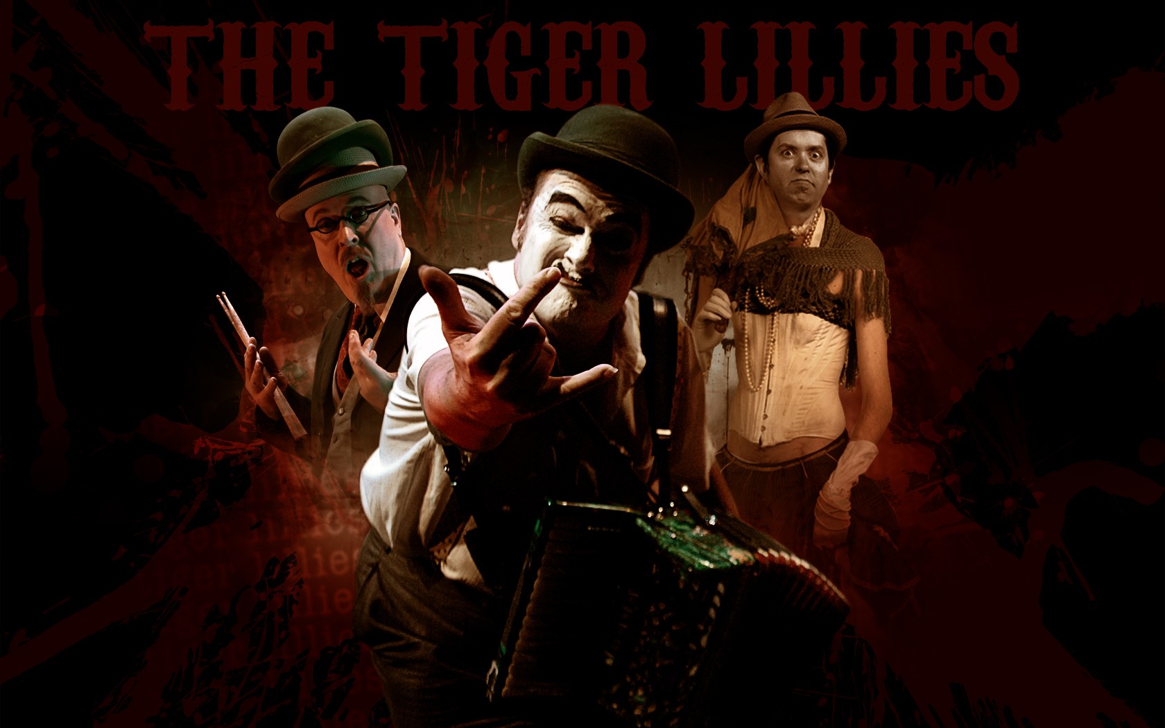 General 1680x1050 The Tiger Lillies Brechtian Cabaret men band