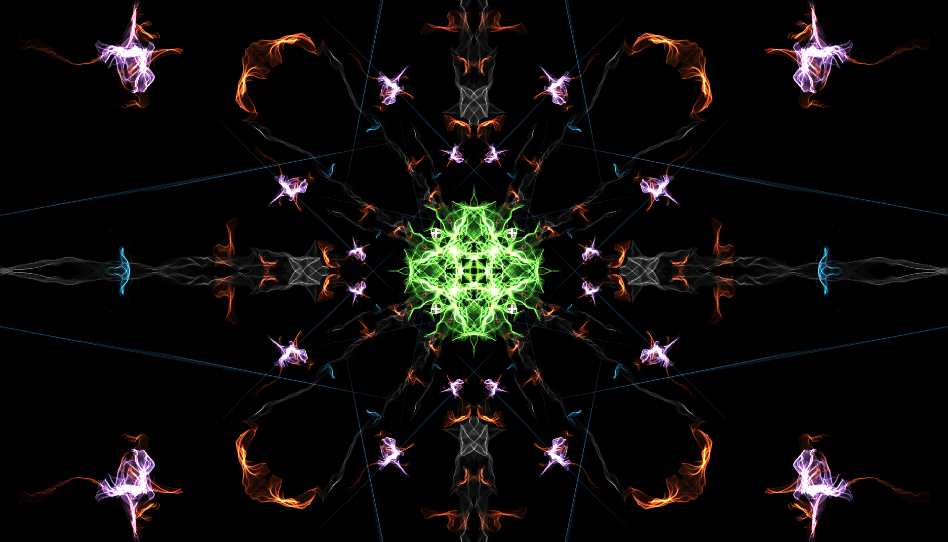General 1920x1099 digital art abstract shapes symmetry
