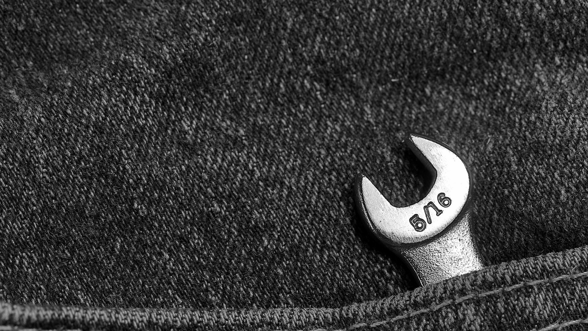 General 1920x1080 monochrome jeans metal numbers texture shiny wrench closeup tools