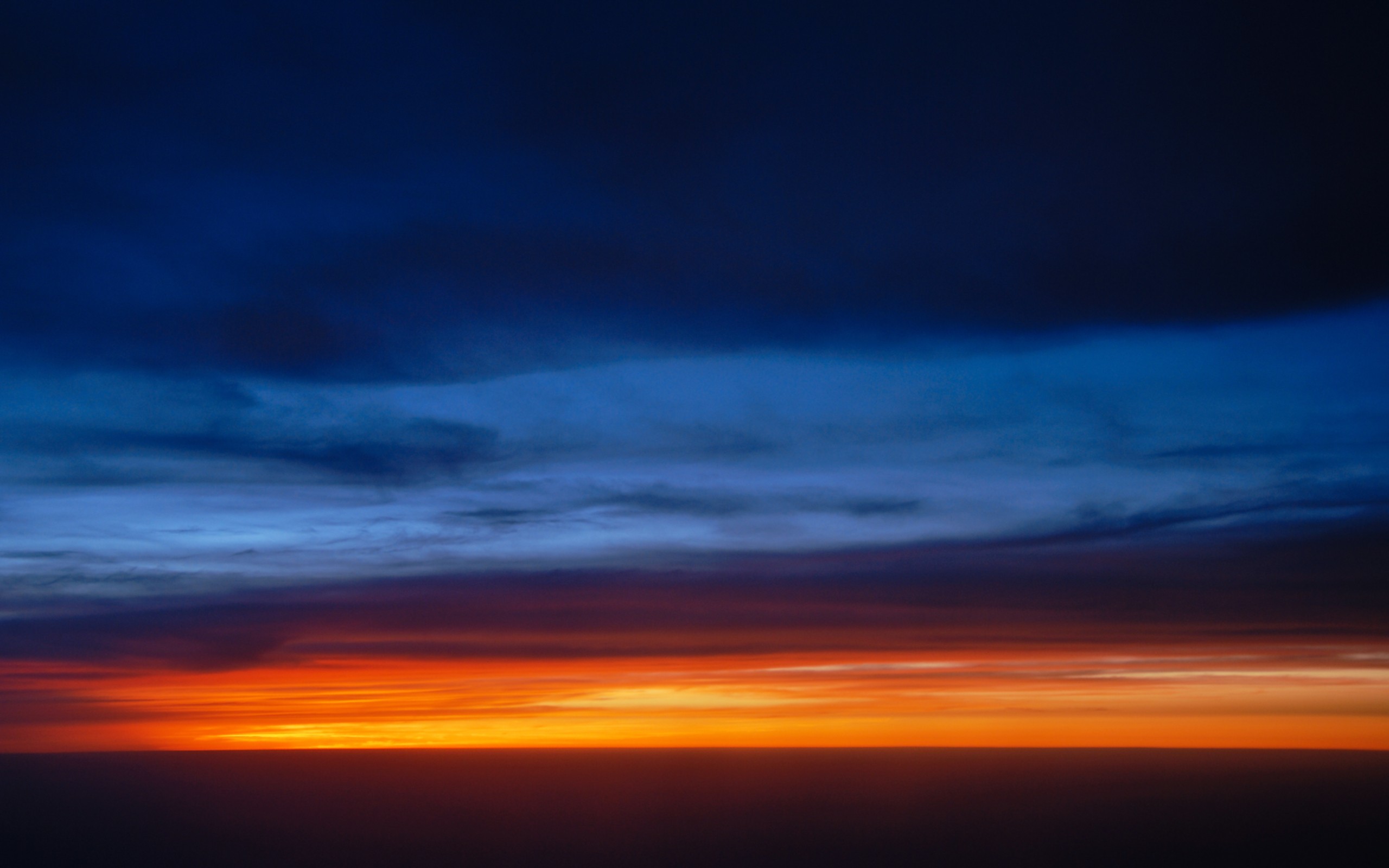 General 2560x1600 photography nature sky blue orange horizon sunlight