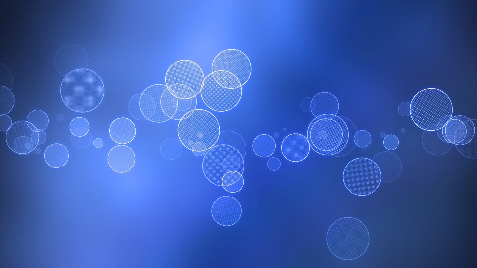 General 1920x1080 bubbles minimalism blue background digital art gradient simple background