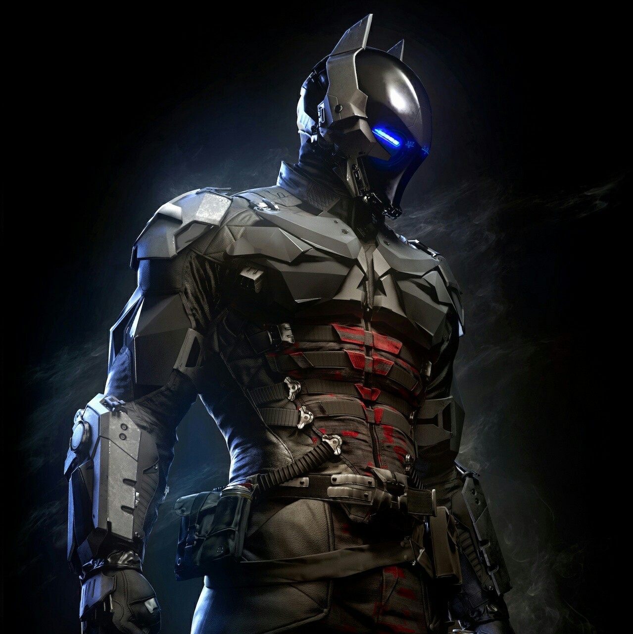 General 1279x1280 Batman: Arkham Knight video games Batman blue eyes superhero Rocksteady Studios Warner Brothers DC Comics