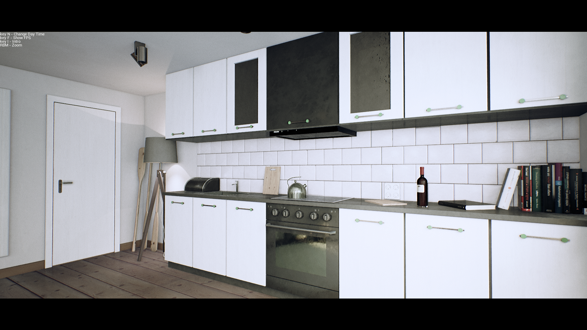 General 1920x1080 Unreal Engine 4  Archviz kitchen room indoors digital art CGI