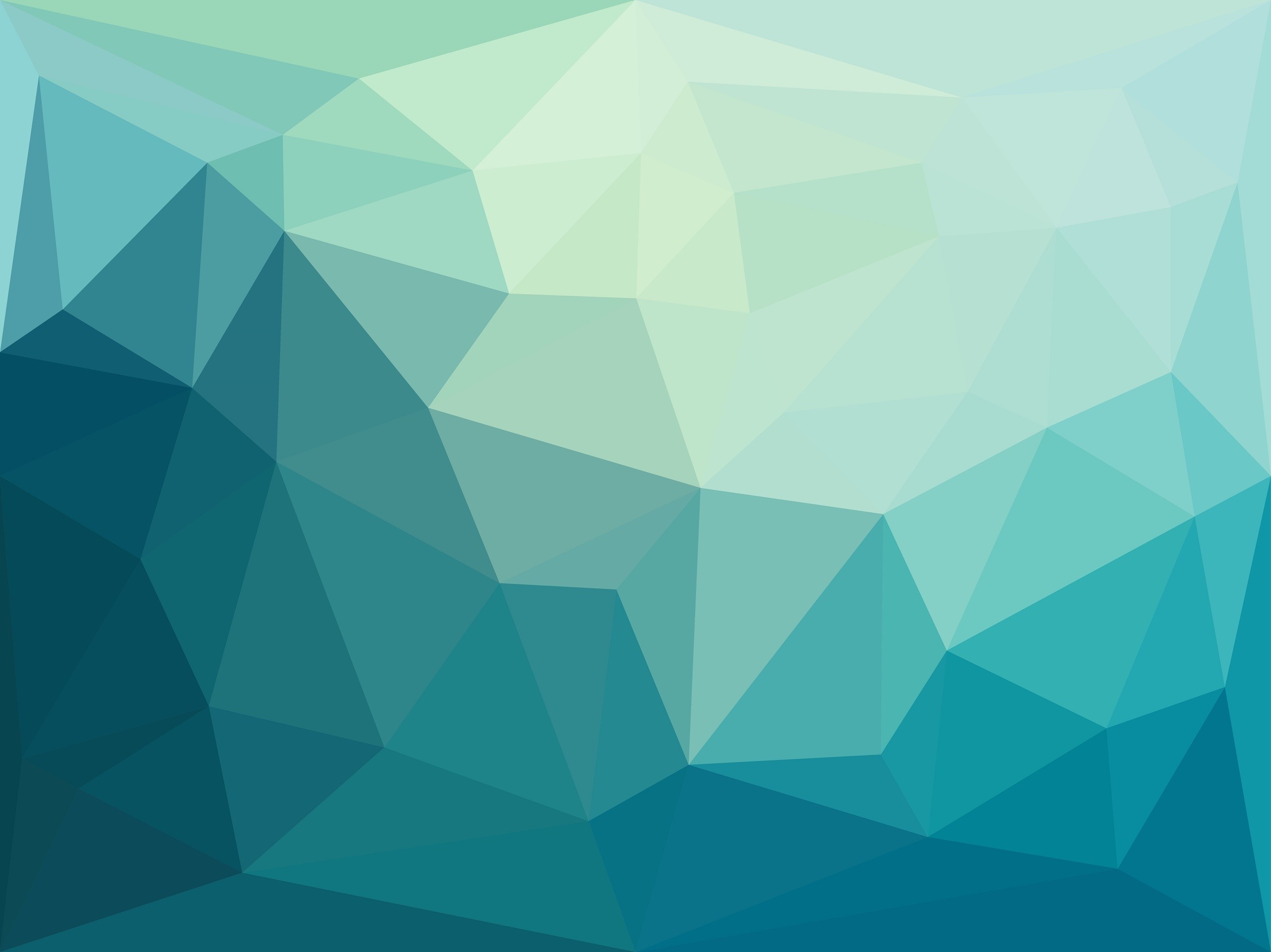 General 2560x1919 triangle abstract geometric figures blue geometry turquoise cyan simple background minimalism texture