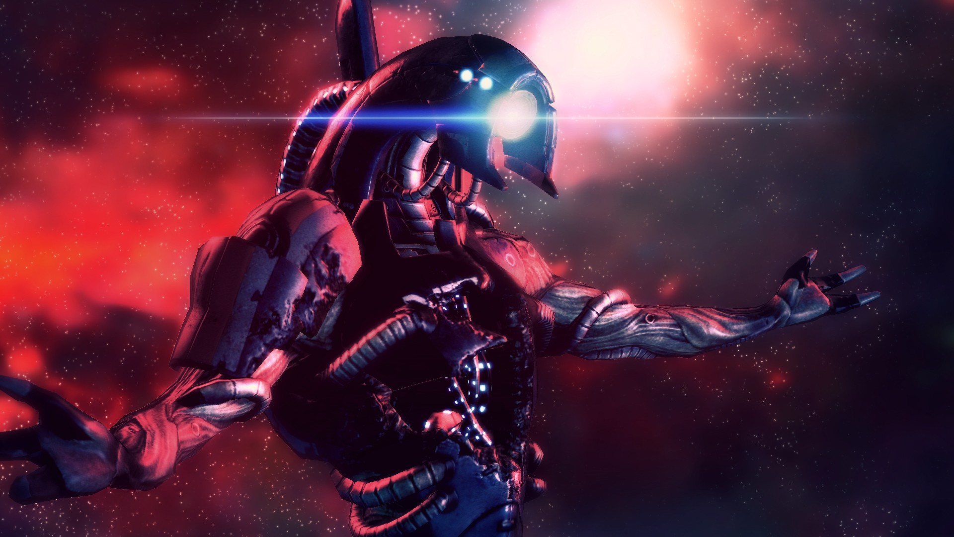 General 1920x1080 Legion Mass Effect Mass Effect 2 geth space video games PC gaming science fiction