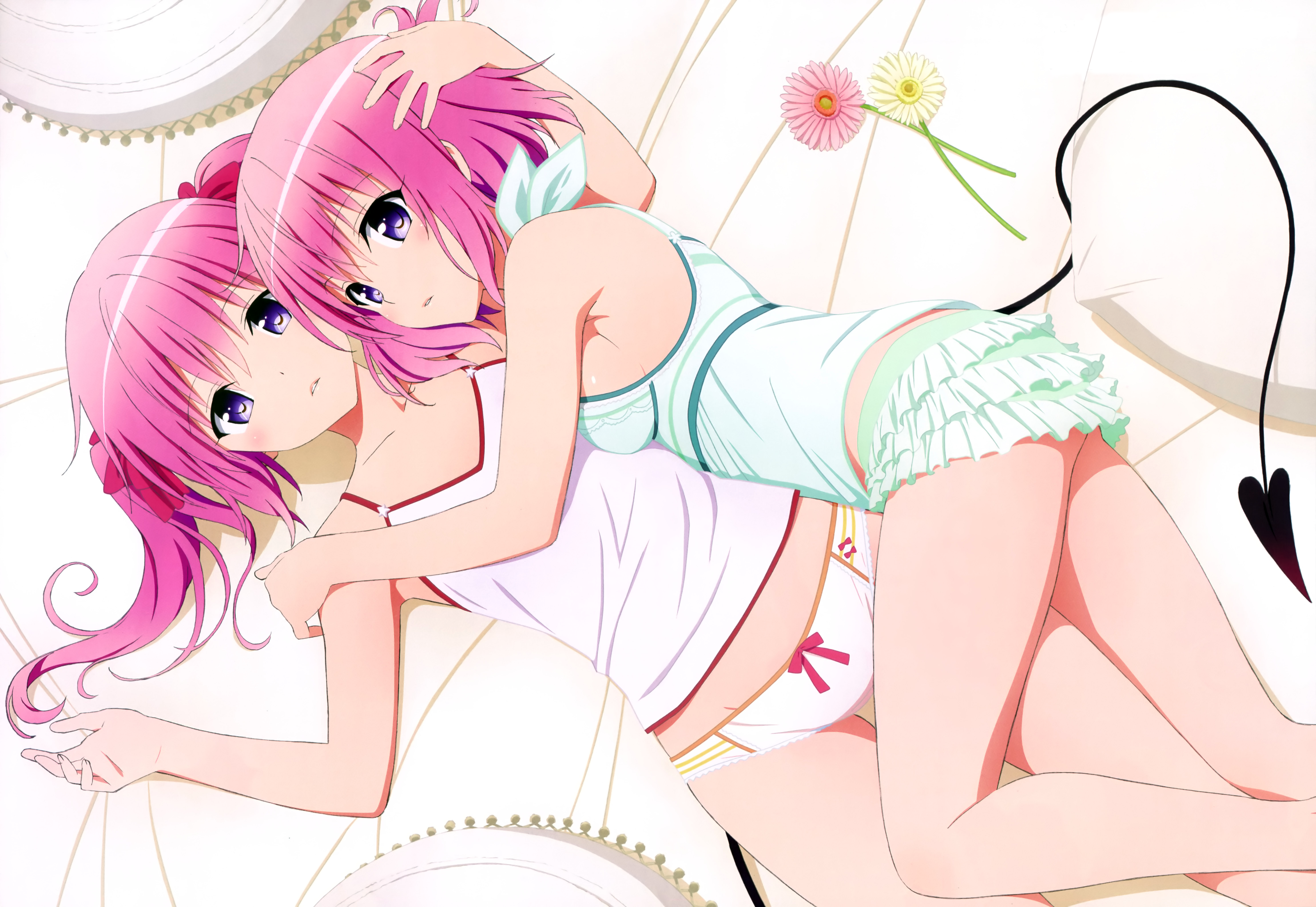 Anime 5926x4086 anime girls Nana Asta Deviluke Momo Velia Deviluke To Love-ru camisole panties anime