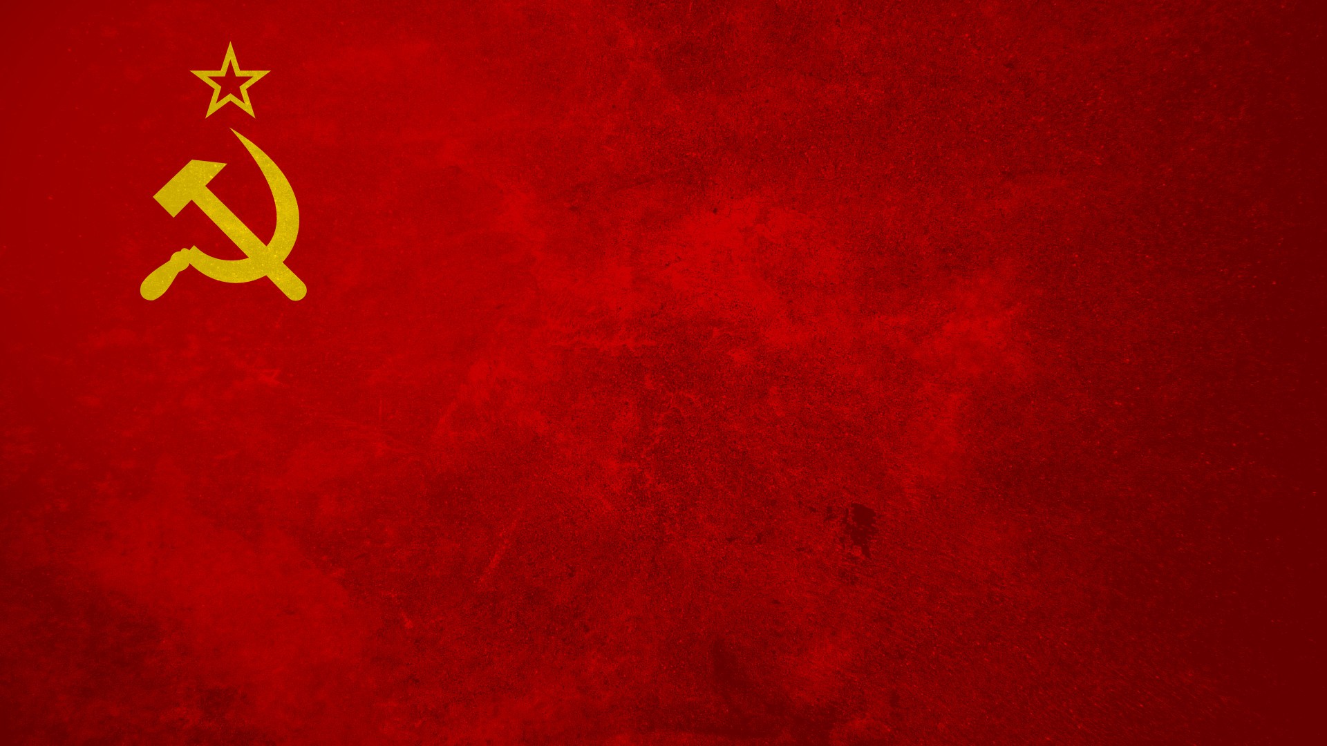 General 1920x1080 flag USSR red background hammer and sickle