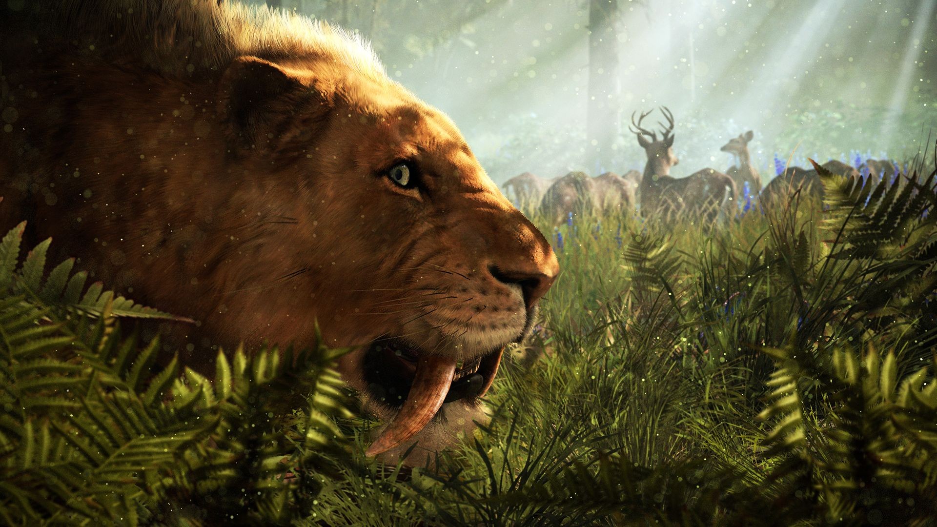 General 1920x1080 FarCry Primal  far cry primal video games animals 2016 (year) PC gaming big cats mammals Ubisoft