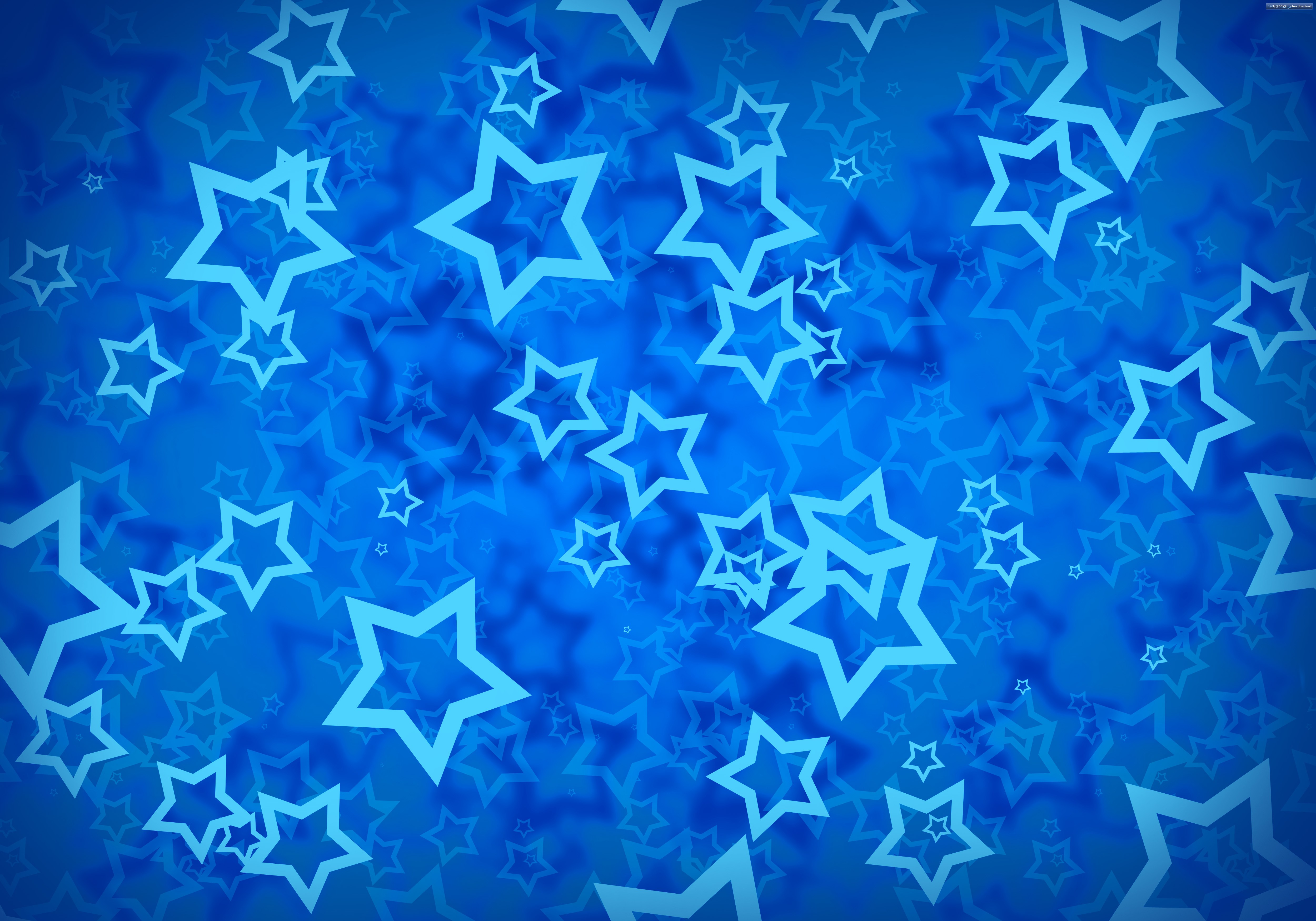 General 5000x3500 stars digital art blue background texture pattern