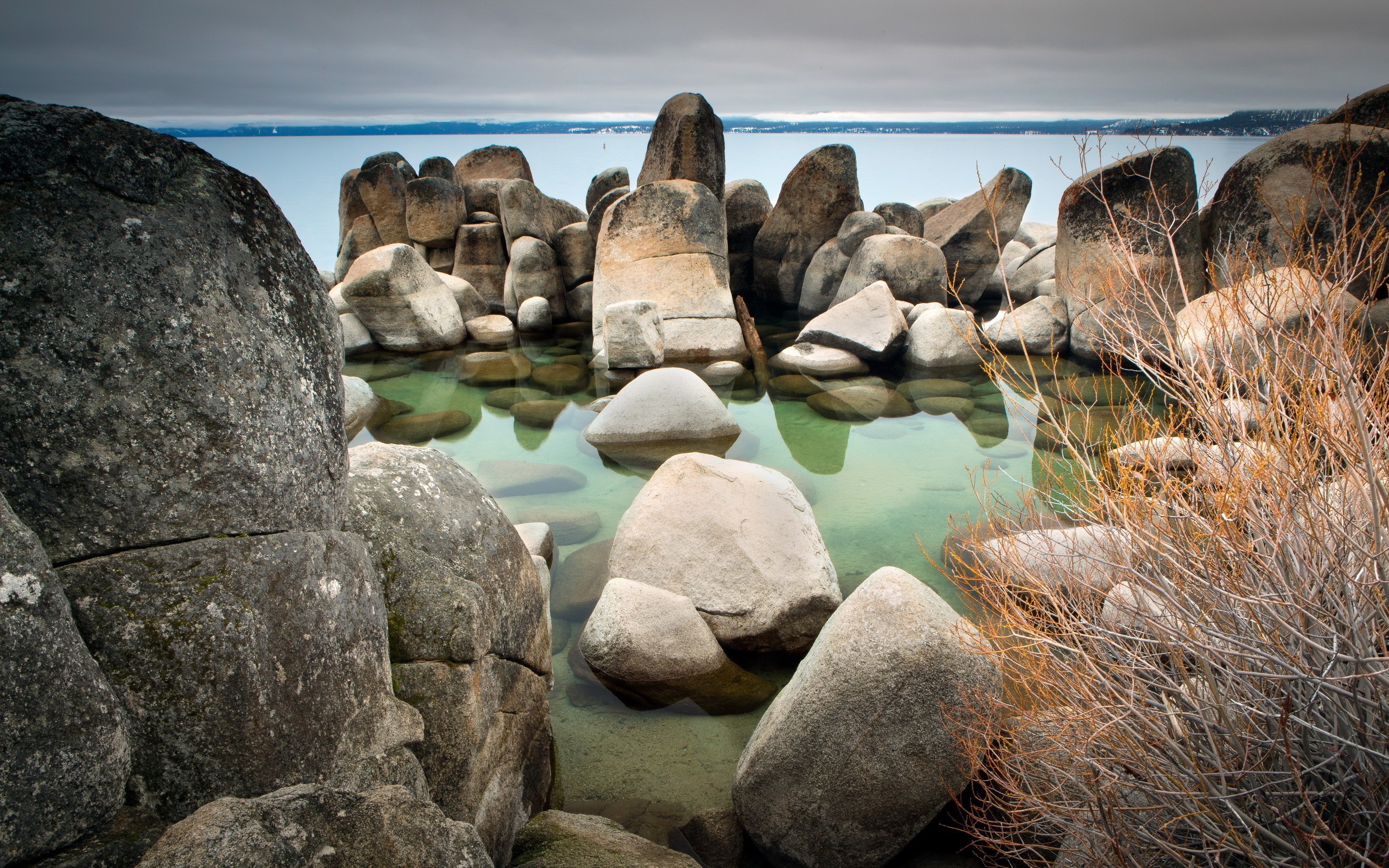 General 2560x1600 landscape nature stones sea coast