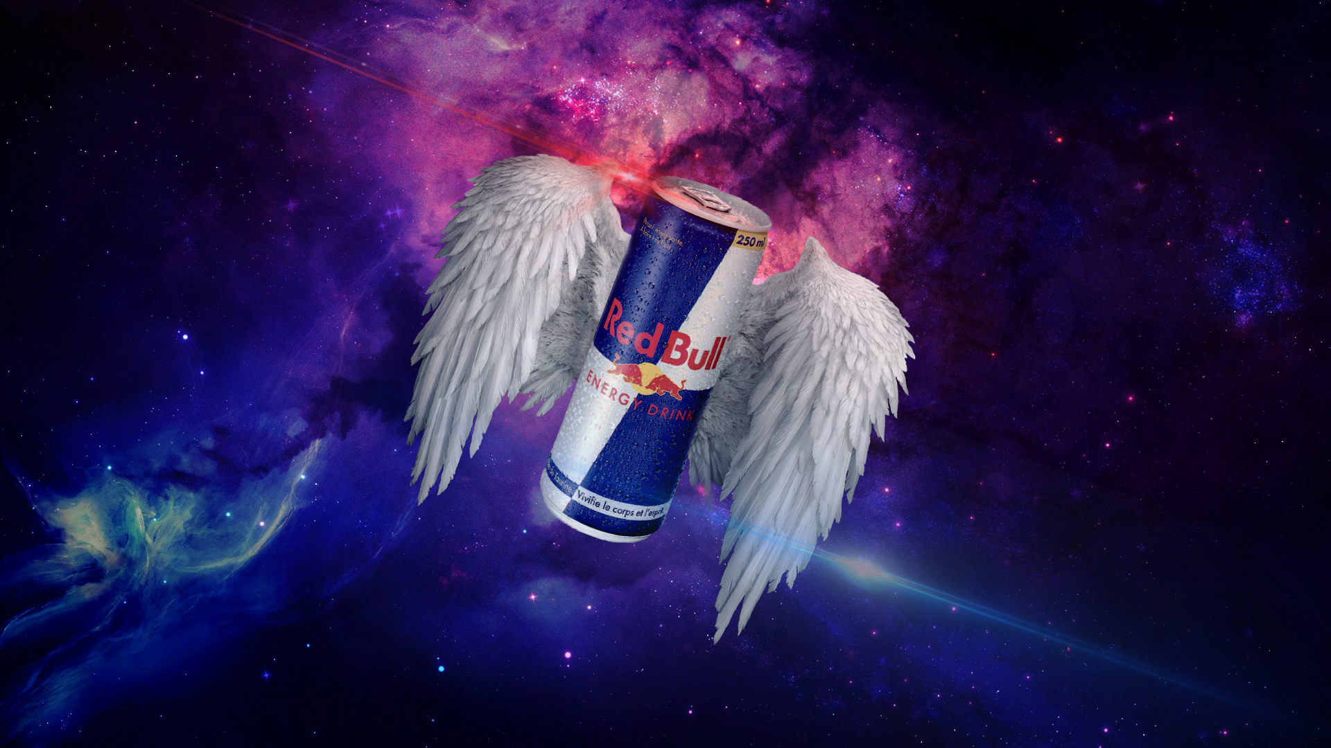 General 1920x1080 Red Bull can energy drinks