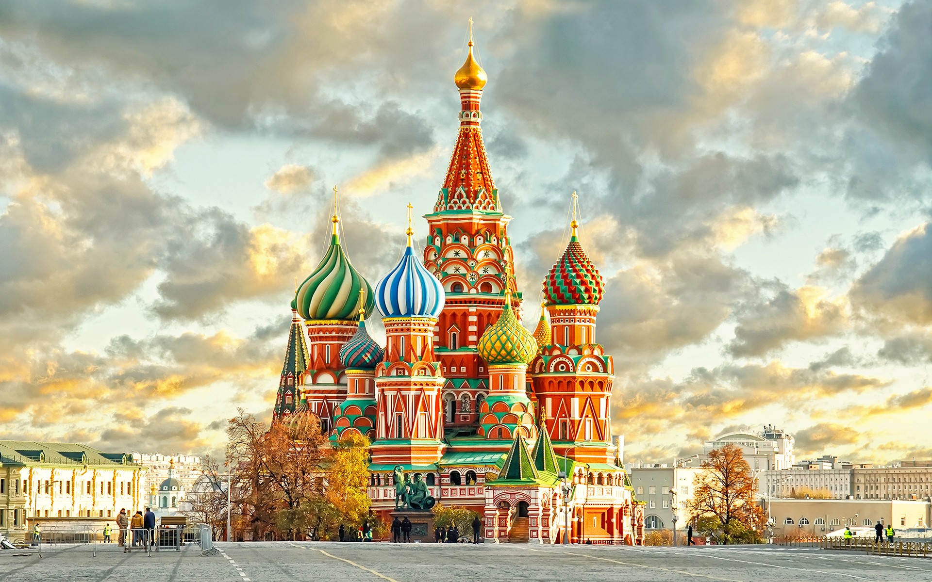 General 1920x1200 Russia photography city Moscow Kremlin Saint Basil's Cathedral landmark Europe