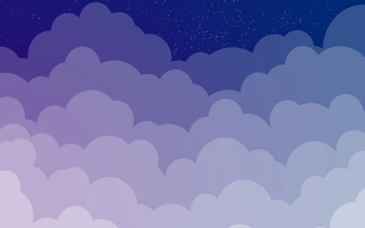 General 1280x800 minimalism clouds blue digital art imagination purple