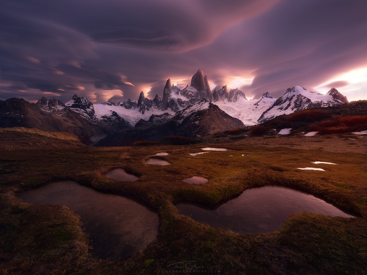 General 1200x898 Fitz Roy mountains clouds snowy peak Patagonia Chile snowy mountain nature landscape South America