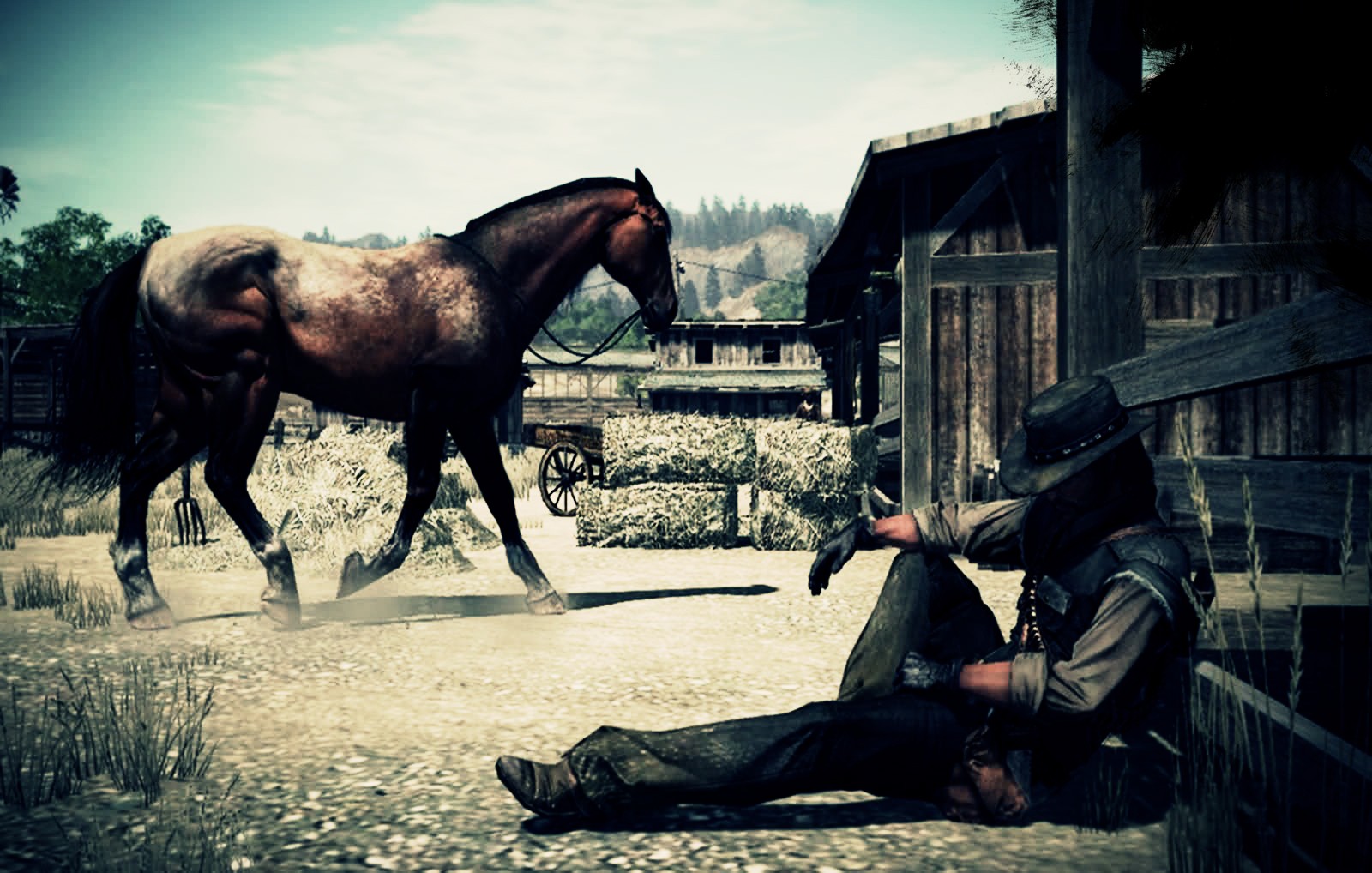General 1600x1018 Red Dead Redemption Rockstar Games John Marston western horse animals mammals men