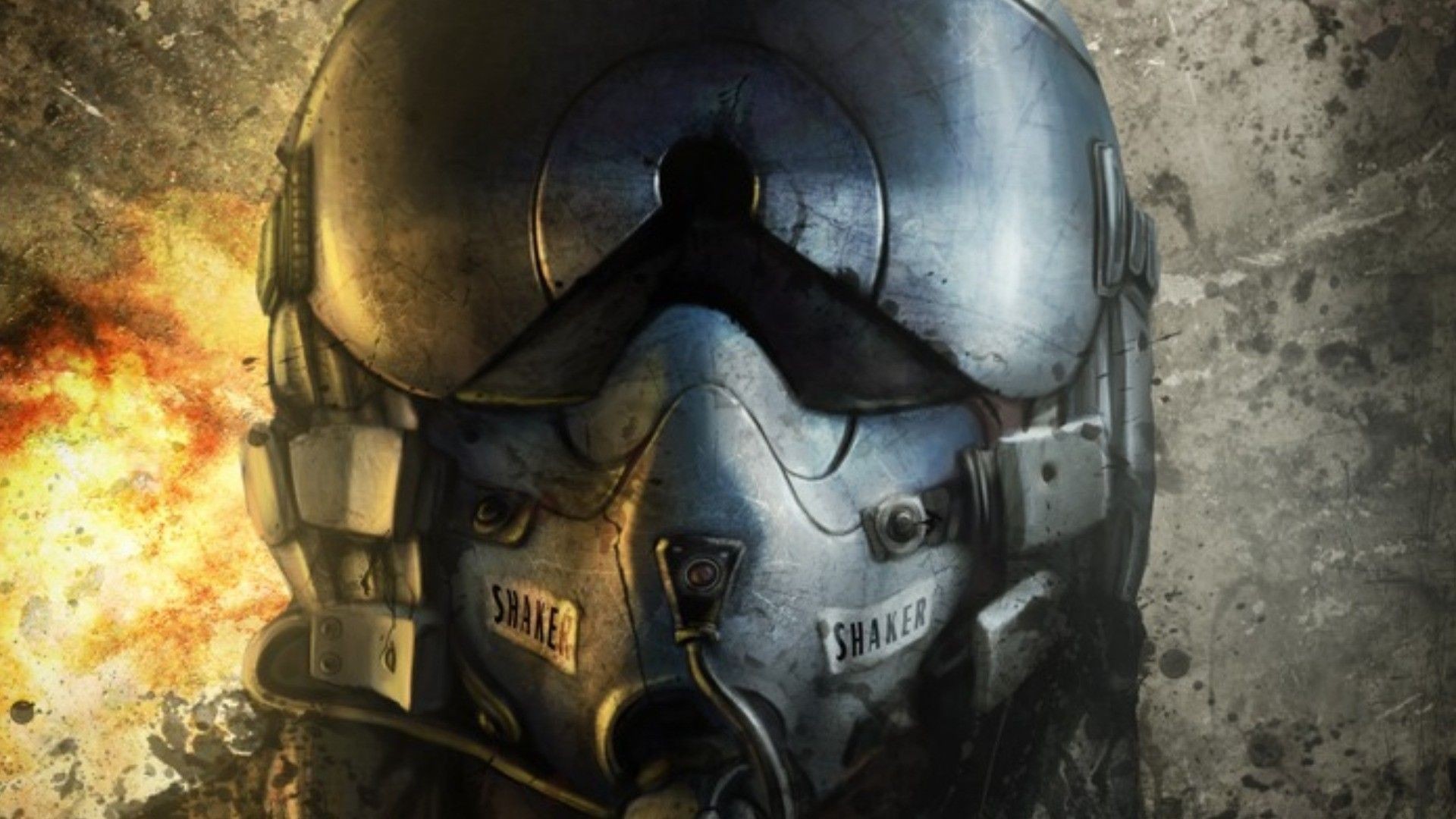 General 1920x1080 pilot helmet explosion artwork
