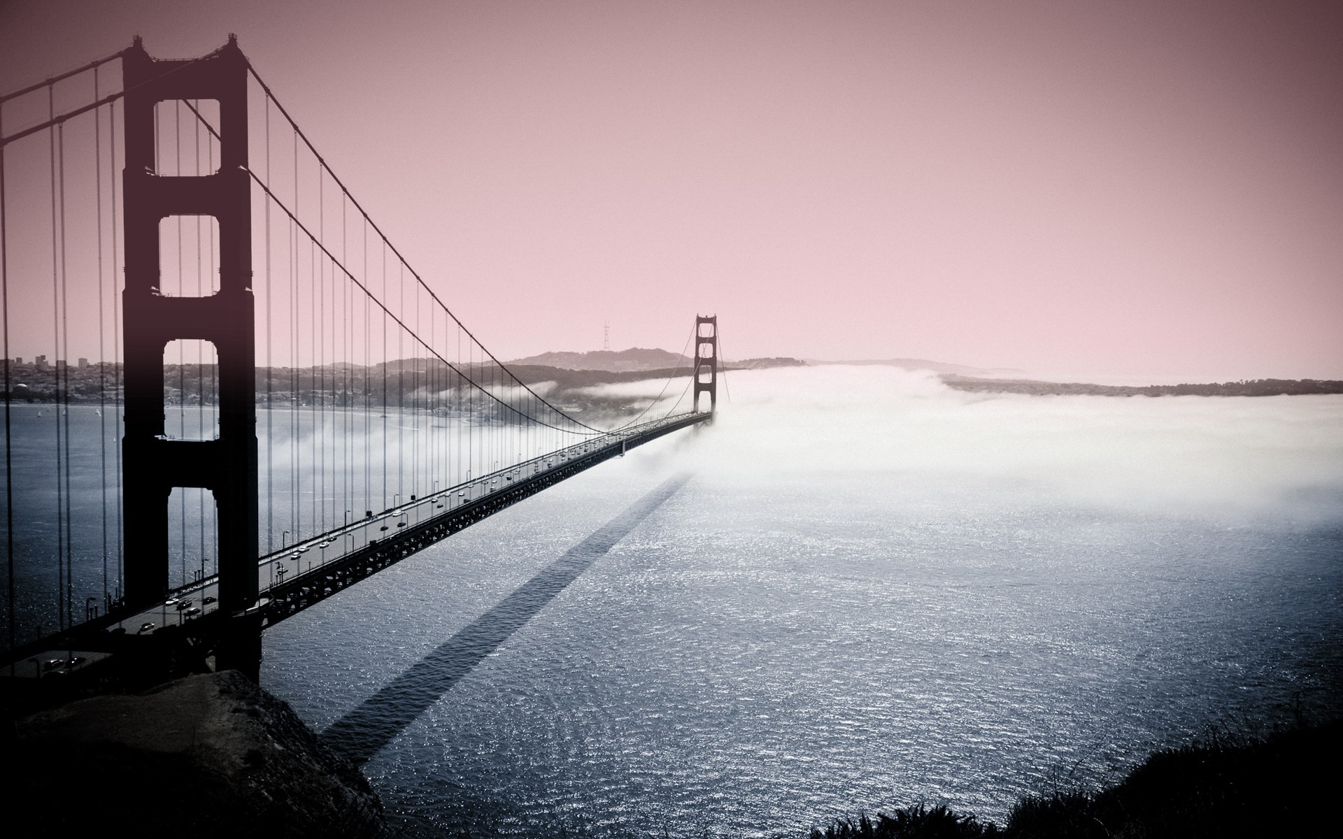 General 1920x1200 bridge river Golden Gate Bridge suspension bridge USA