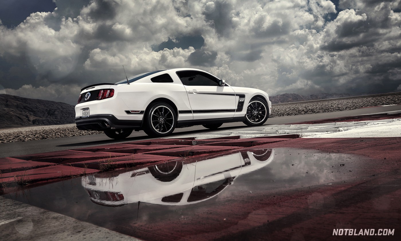 General 1400x840 car white cars vehicle clouds reflection Ford Ford Mustang American cars