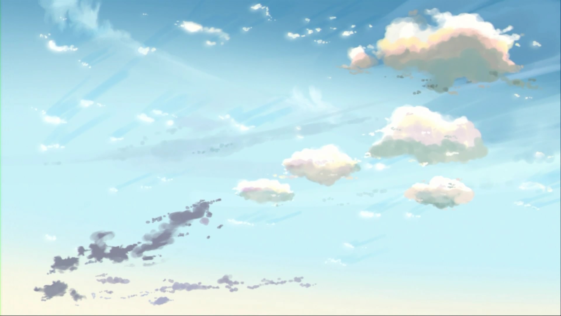 Anime 1920x1080 Makoto Shinkai  anime 5 Centimeters Per Second sky clouds