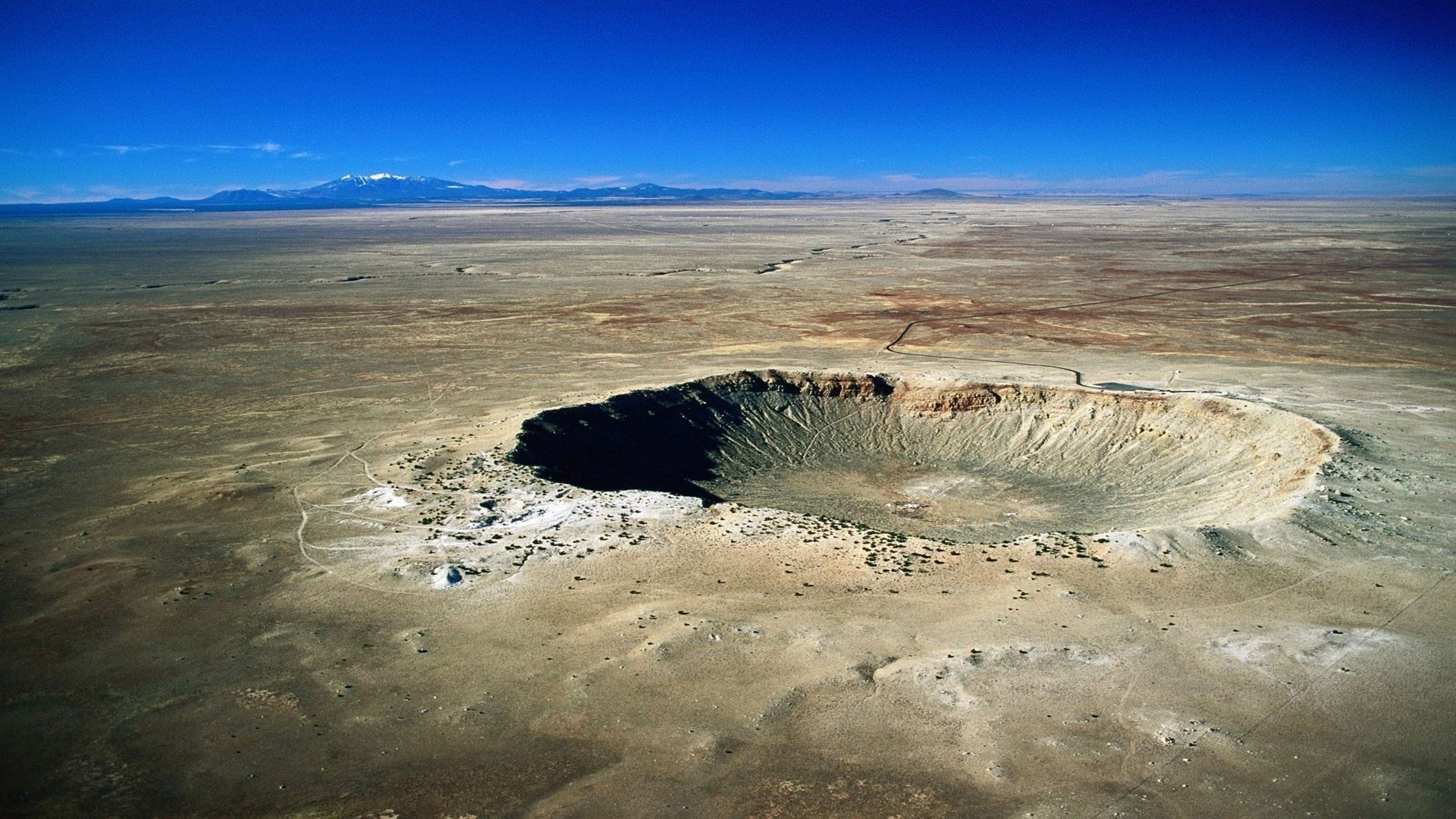 General 1920x1080 landscape crater desert Arizona USA