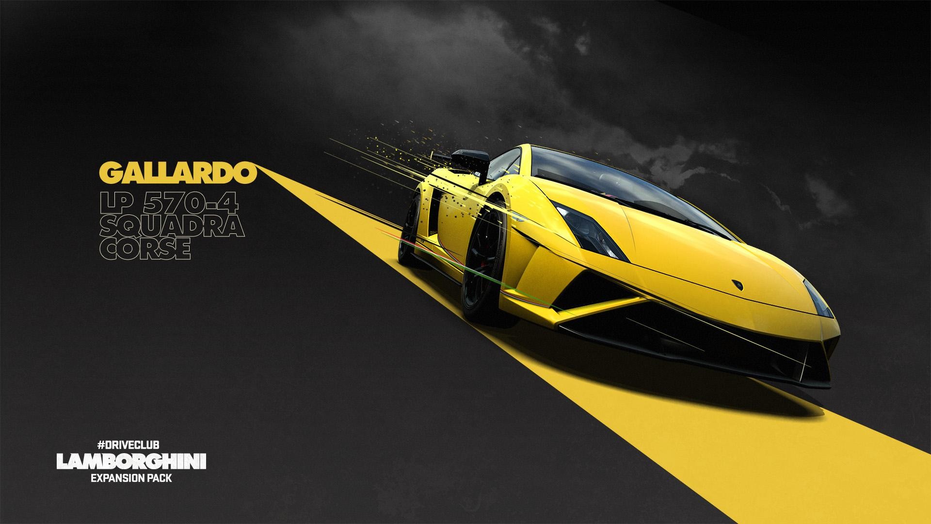 General 1920x1080 yellow cars car vehicle Lamborghini Driveclub video games video game art