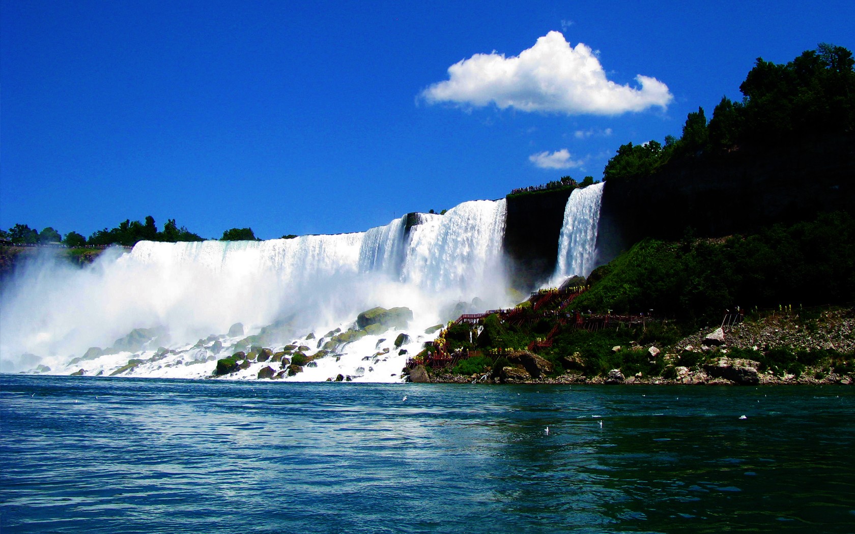 General 1680x1050 landscape waterfall Niagara Falls nature river